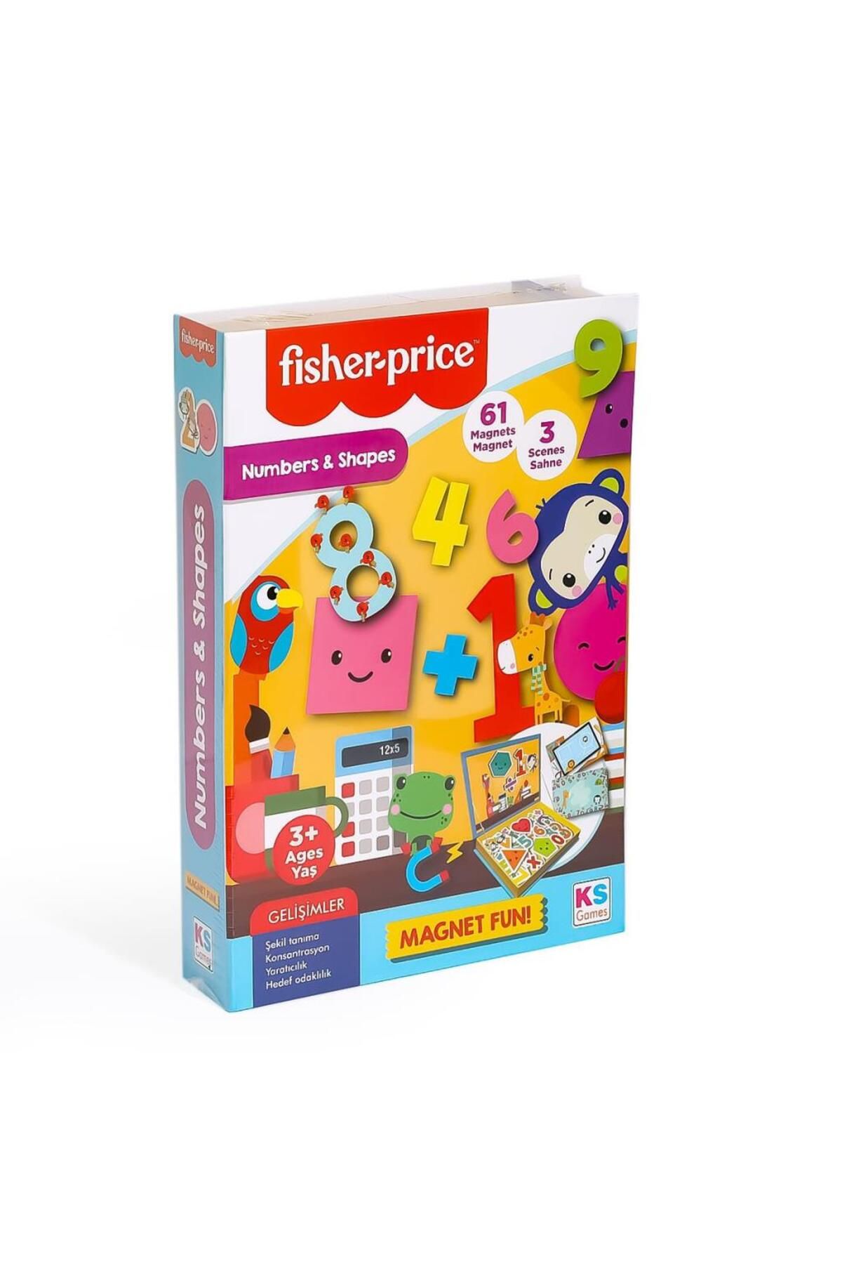 MR RZN STORE FP 13411 Fis her Pri ce Baby Puzzle Numbers Shapes -KS Puzzle