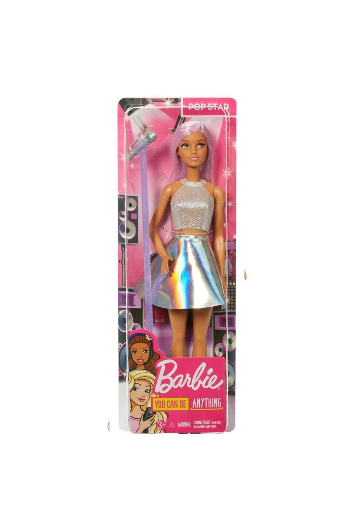 MR RZN STORE JCW42 Bar bie Kariyer Bebekleri Serisi - Pop Yıldızı