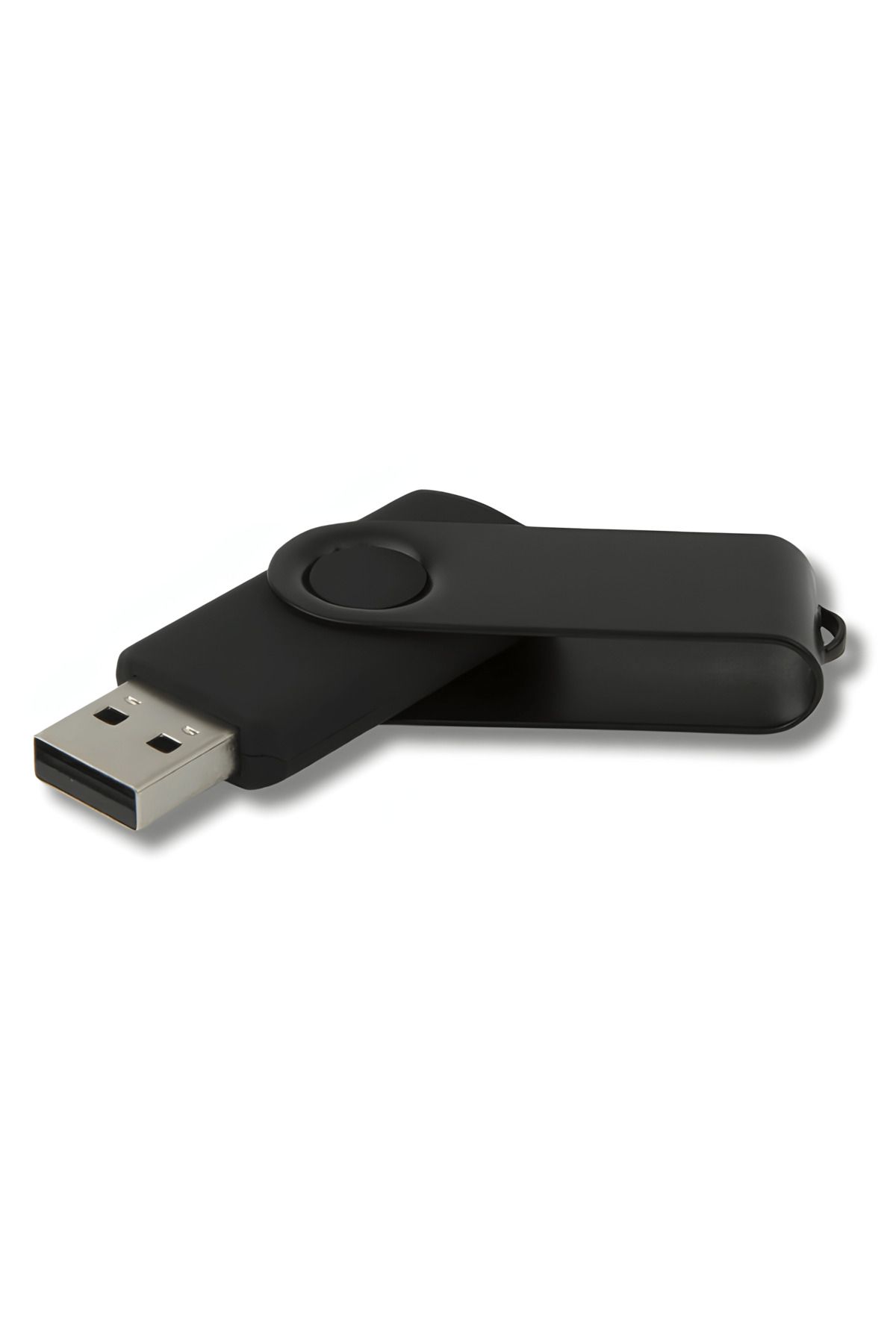 TermaCraft Siyah Renkli Metal Döner Başlıklı USB Bellek - 16 GB
