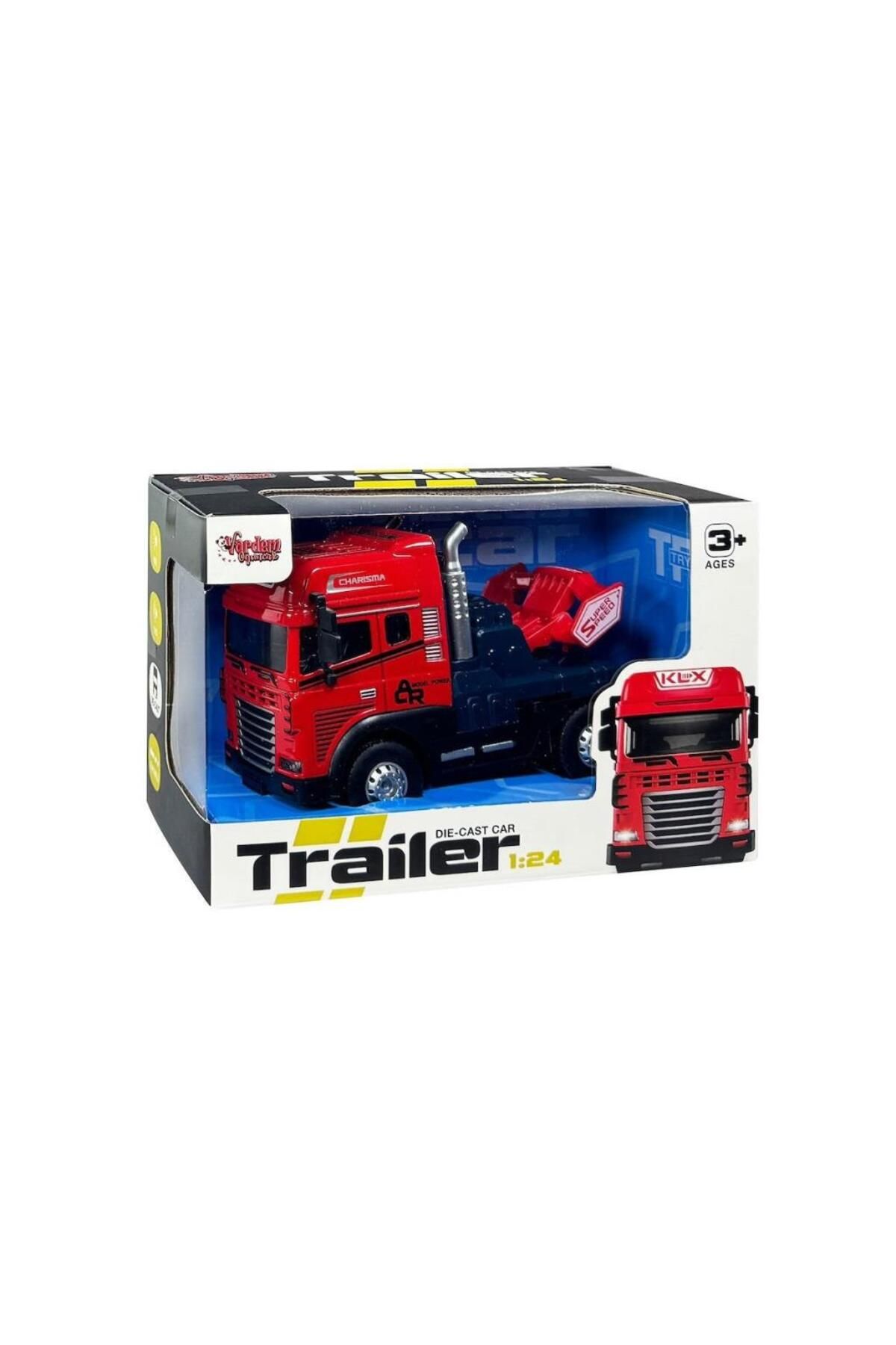 MR RZN STORE KLX800-247 Sürtmeli Işıklı Müzikli 1:24 Çekici (Tır Kafası)