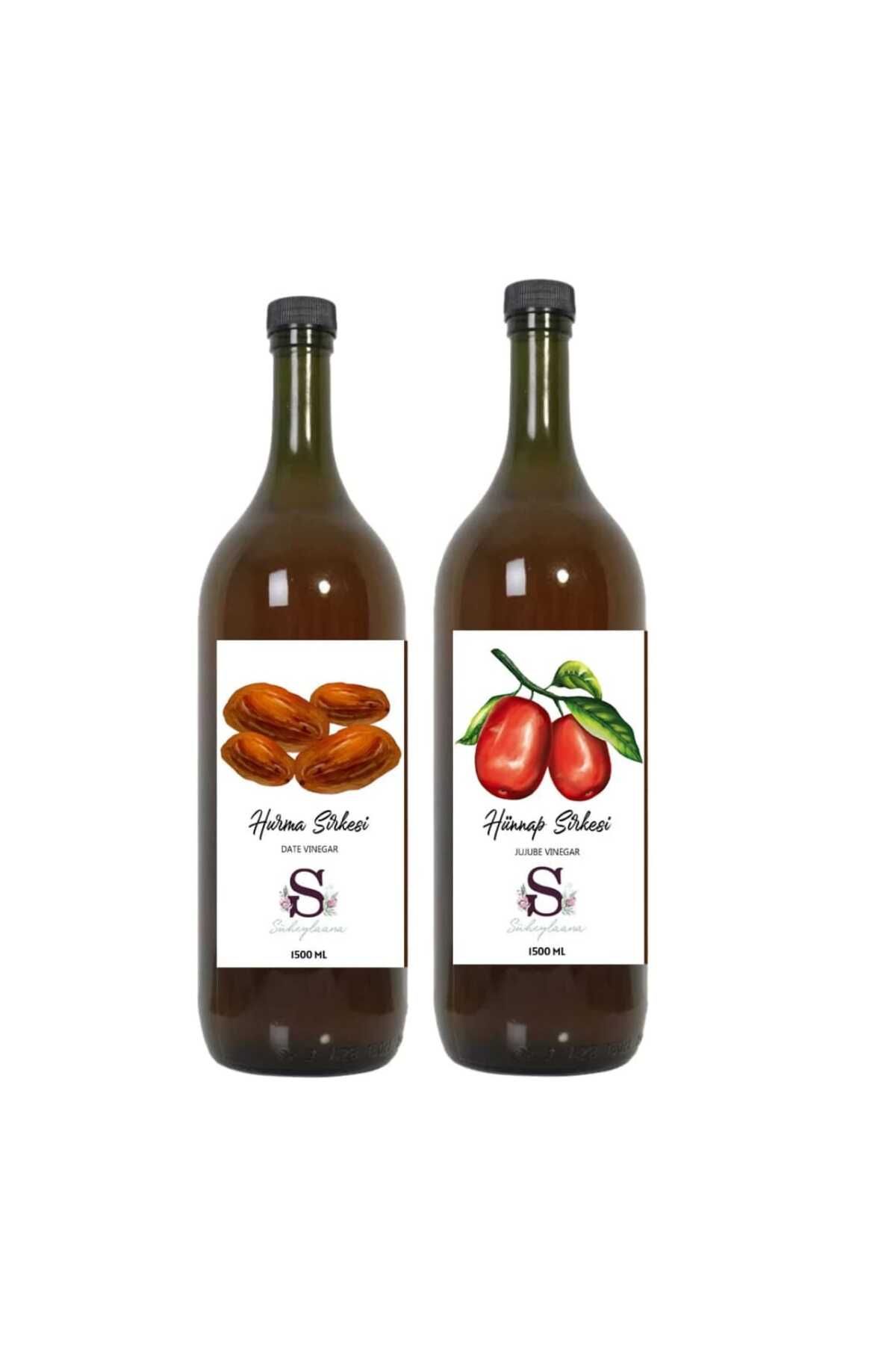 Süheylaana Doğal Hurma Sirkesi 1500 Ml - Doğal Hünnap Sirkesi 1500 Ml