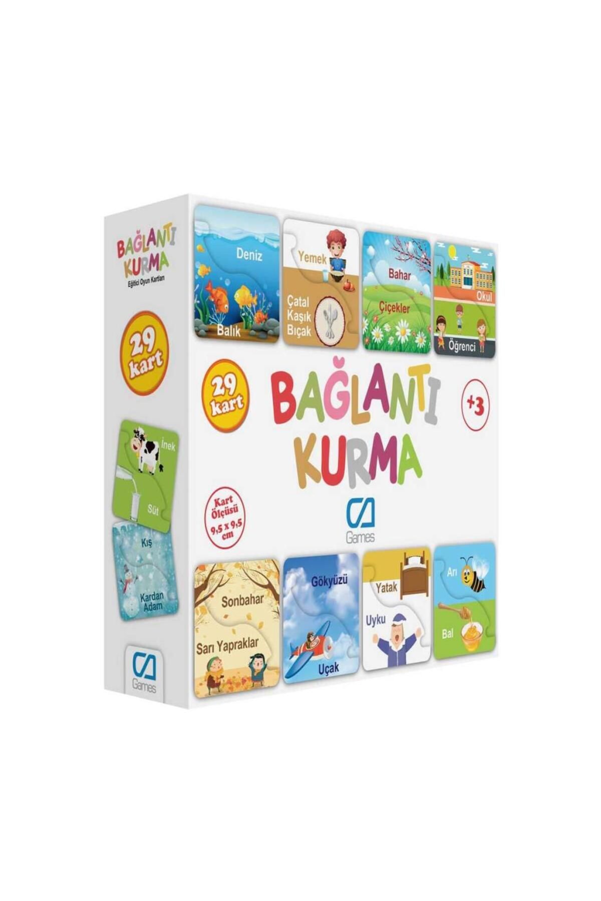 MR RZN STORE Games Bağlantı Kurma Eğitici Oyun Kartları 29 Kart