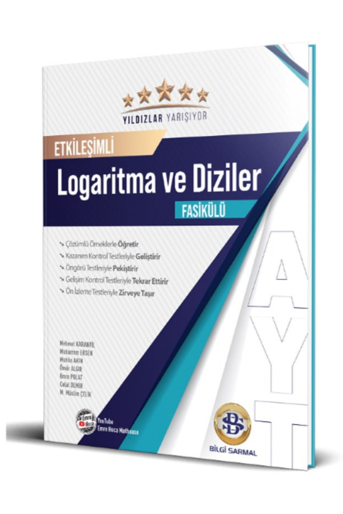Bilgi Sarmal Yayınları Bilgi Sarmal Yıldızlar Yarışıyor AYT Logaritma ve Diziler Etkileşimli Fasikülü