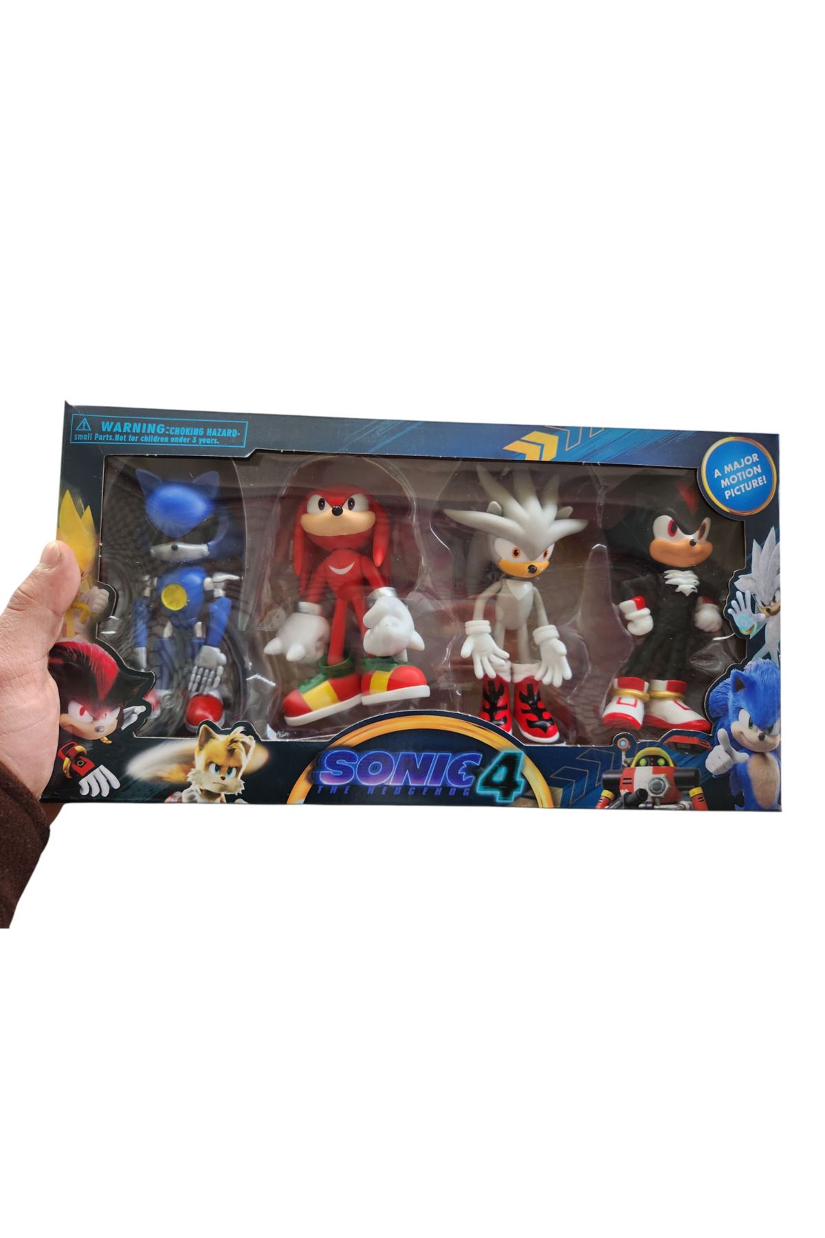 Ailenizin Oyuncakçısı 15 CM BUYUK BOY 4'LU SONIC FİGÜR KALİTELİ