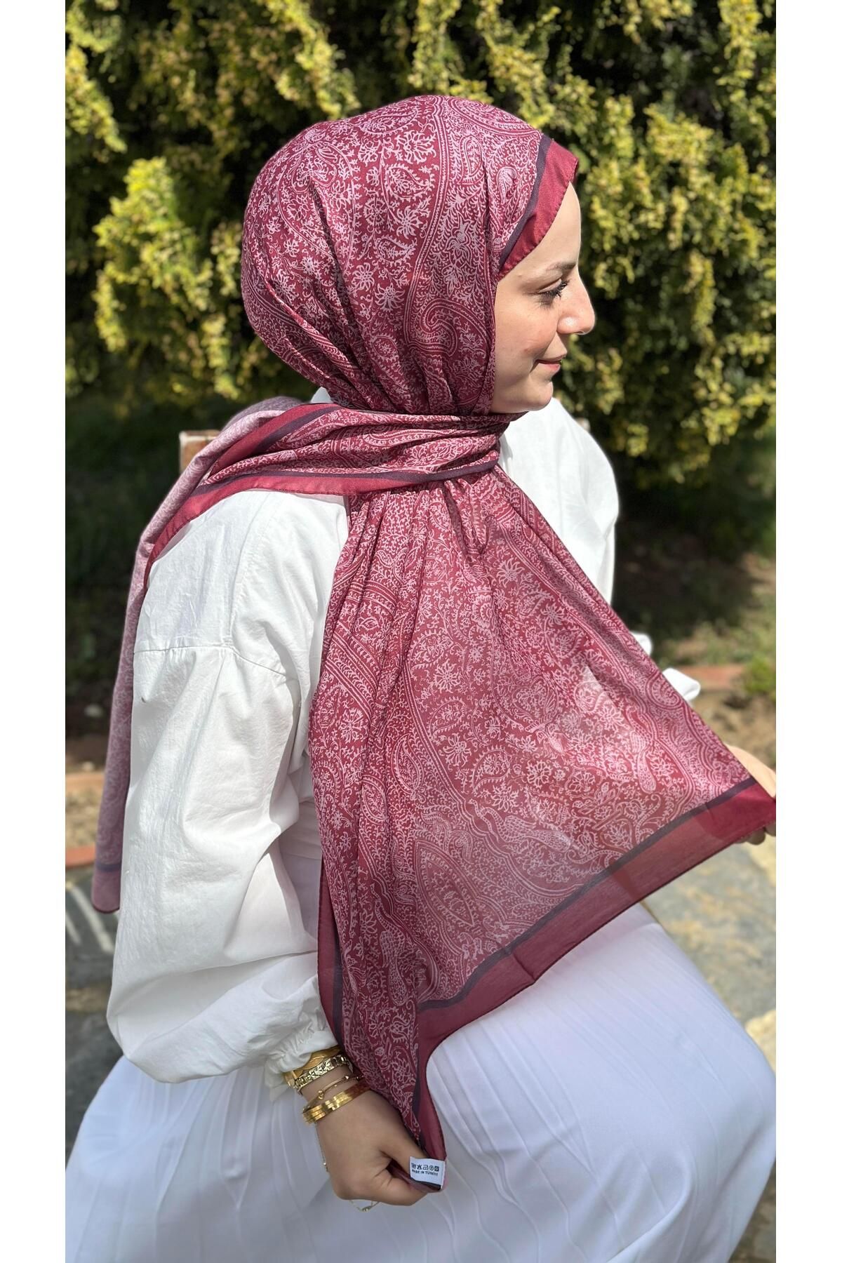 modayışığı Luxy Desen soft pamuk Pembe Şal