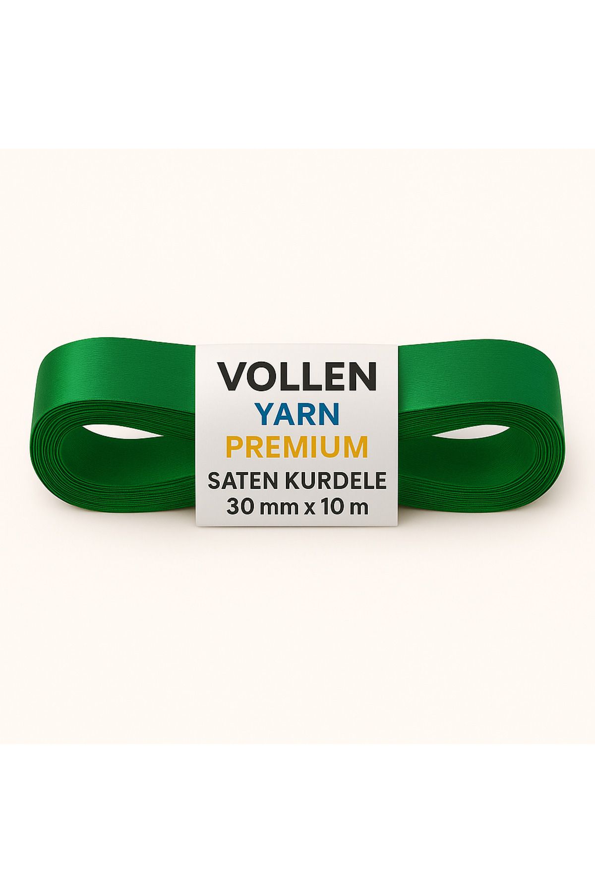 vollen yarn 30 mm 10 mt Saten Kurdele