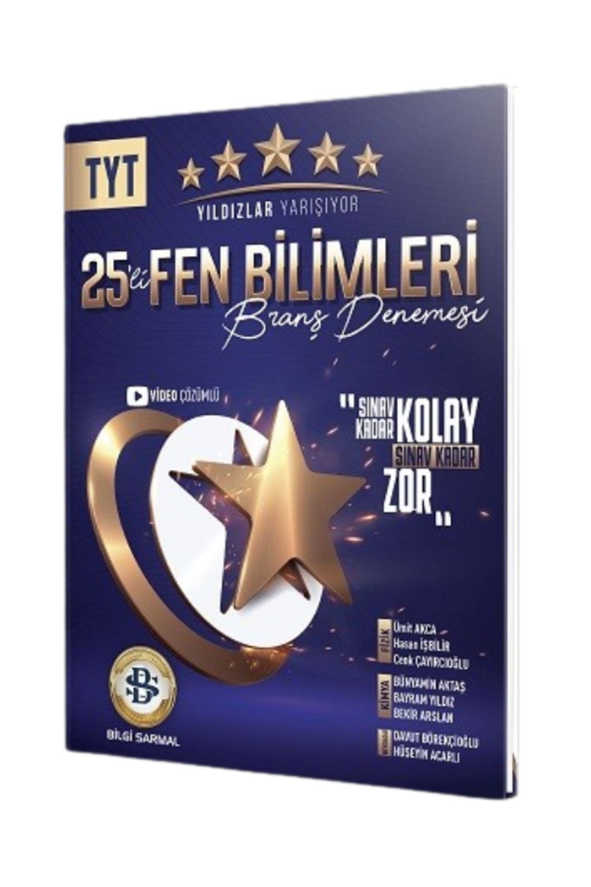 Bilgi Sarmal Yayınları Bilgi Sarmal Yıldızlar Yarışıyor TYT Fen Bilimleri 25 li Branş Denemesi
