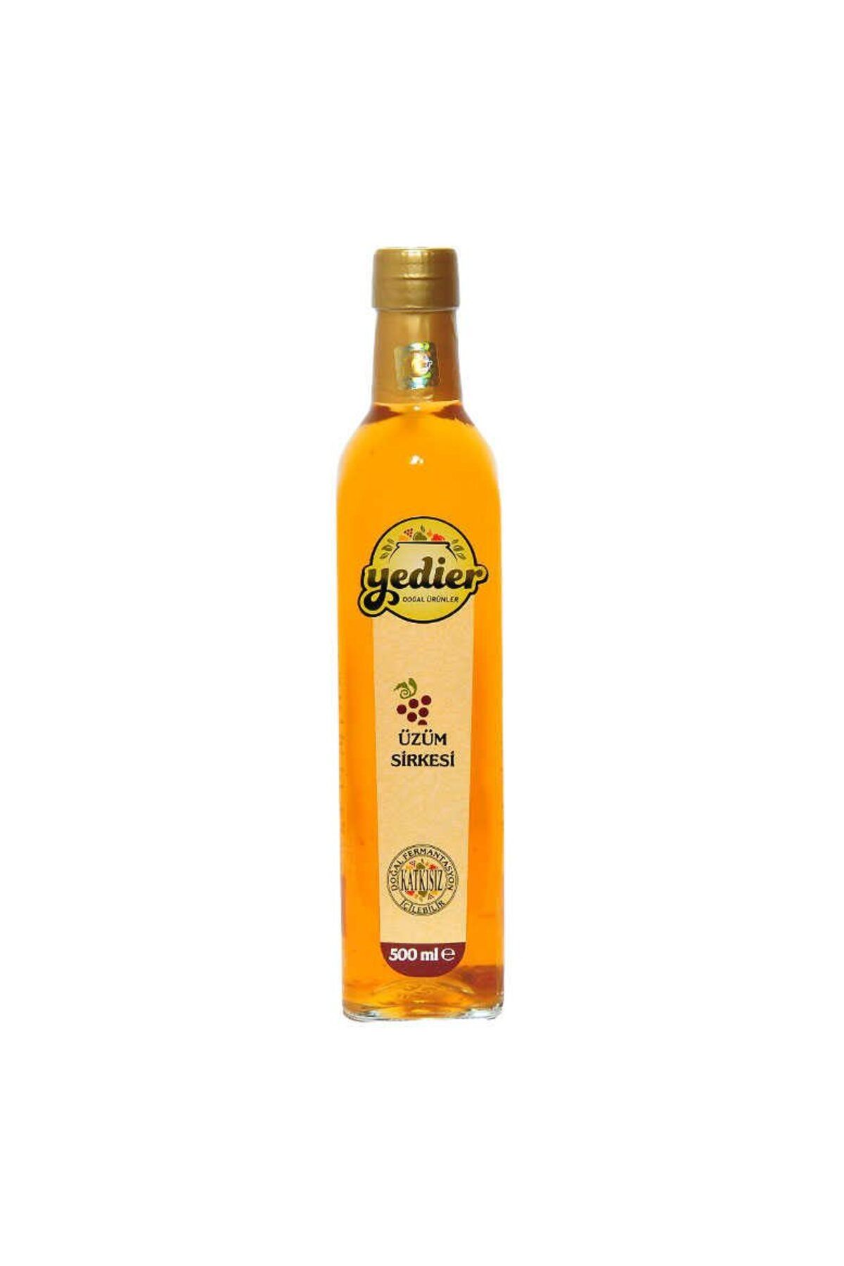 melfxxl eticaret melfxxl Lisinya214 Doğal Fermantasyon Katkısız İçilebilir Üzüm Sirkesi Cam Şişe 500 ML - 331392-1453