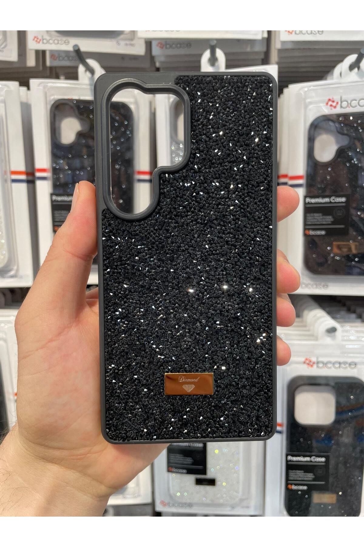 NEXE SAMSUNG S25 ULTRA KILIF PIRLANTA TAŞLI DİAMOND PARLAK LÜX ÖZEL KAPAK