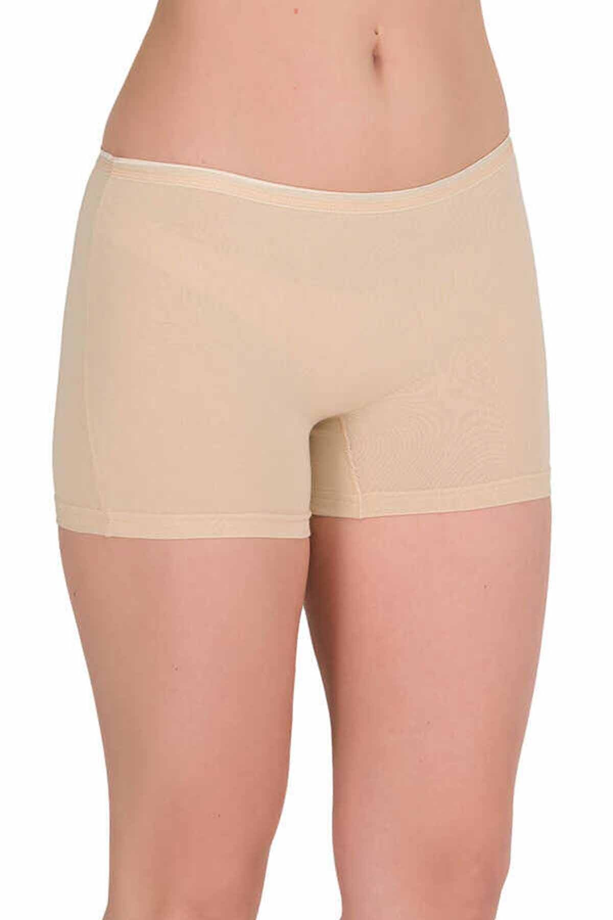 Shop58 Likralı Kadın Boxer Ten 2101B
