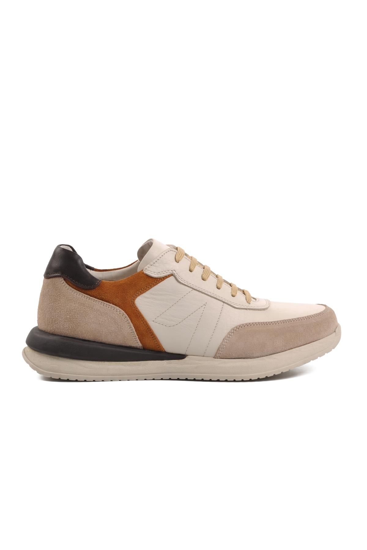 Aspor Bej Taba Erkek Sneaker Ayakkabı