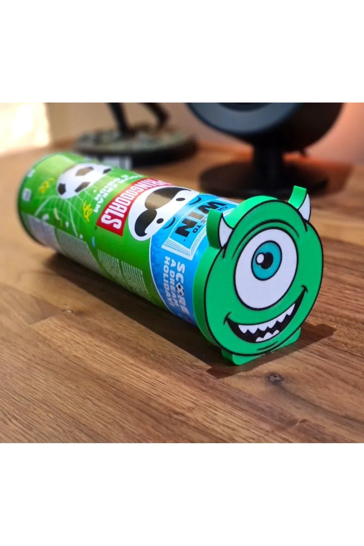 genomera Canavar Temalı Kapaklı Pringles Tepsisi
