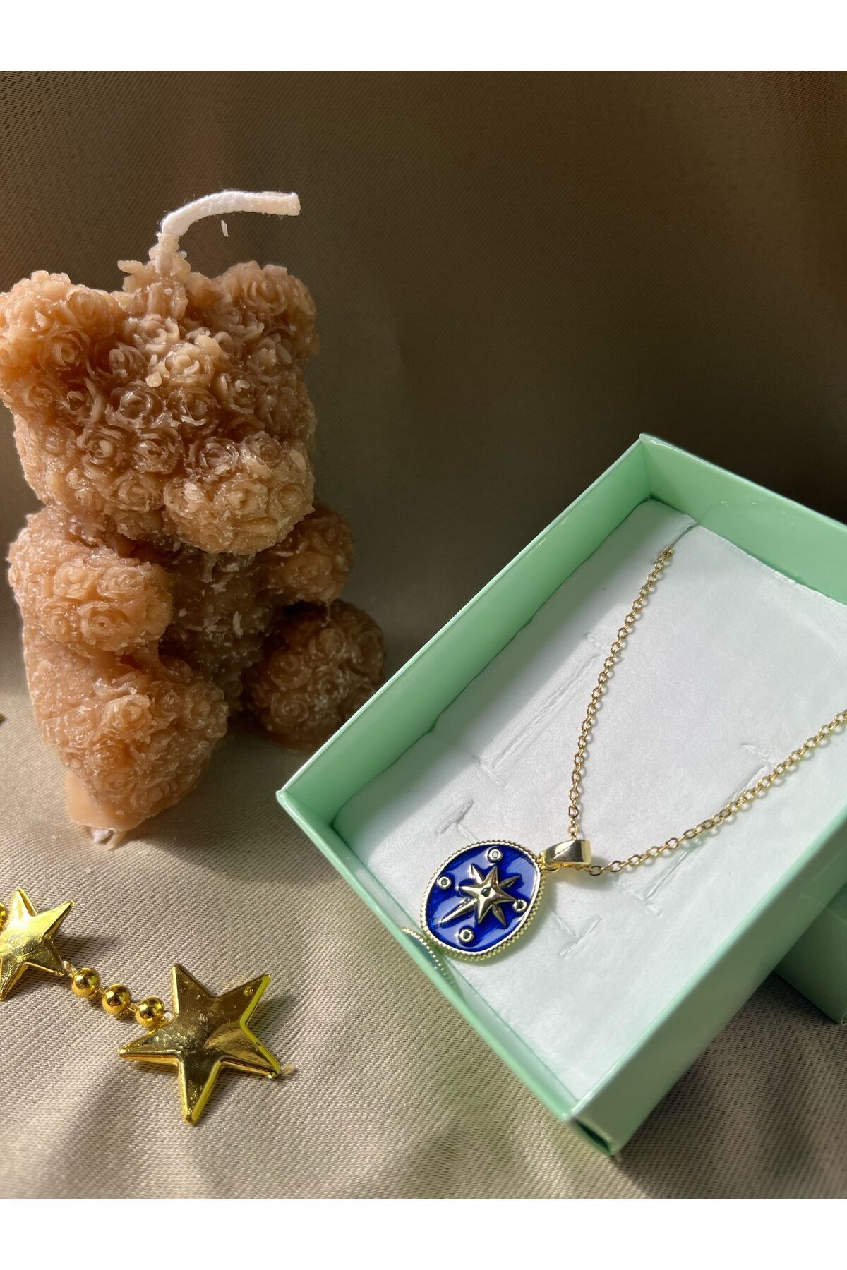 BeGa store Kadın gold çelik kolye