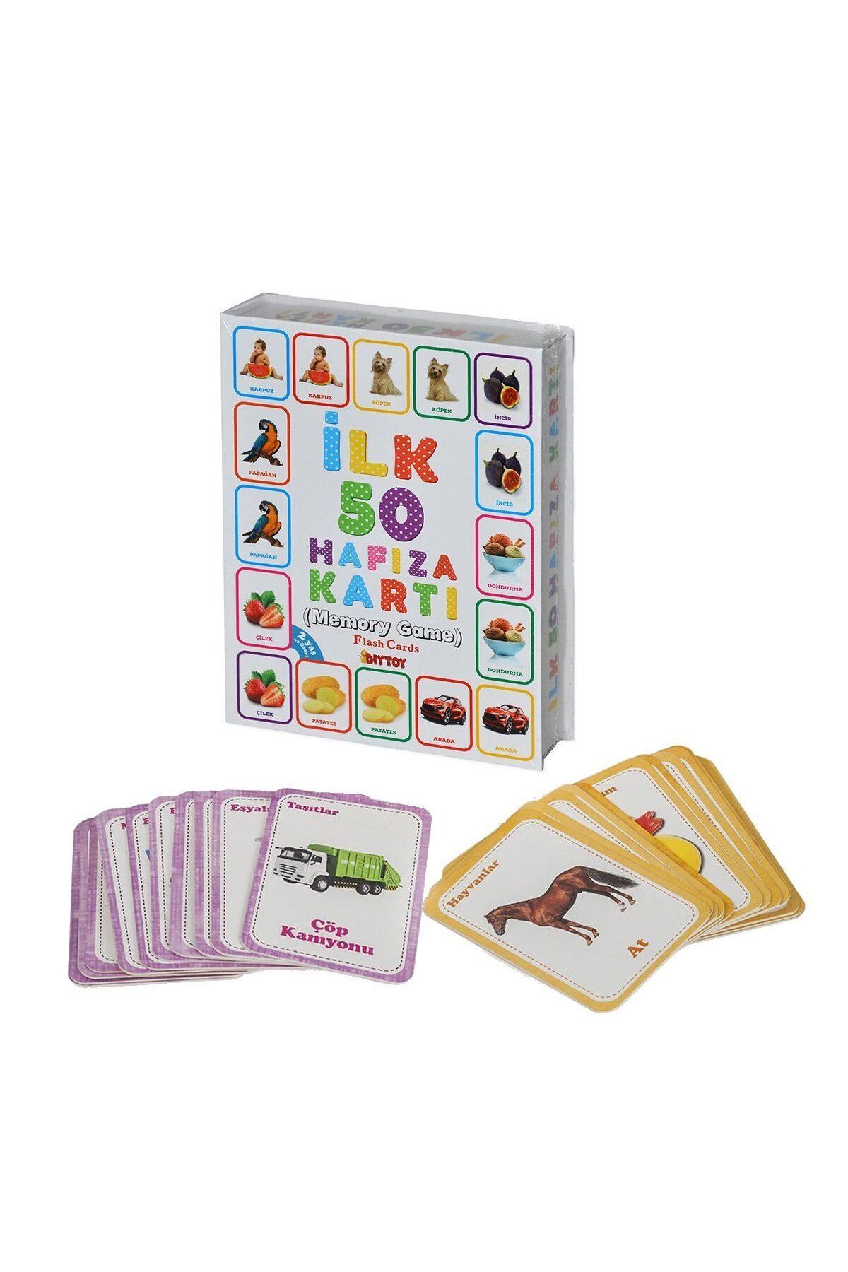 TimeStart 1475 İlk 50 Hafıza Kartları (Memory Game) -Dıytoy