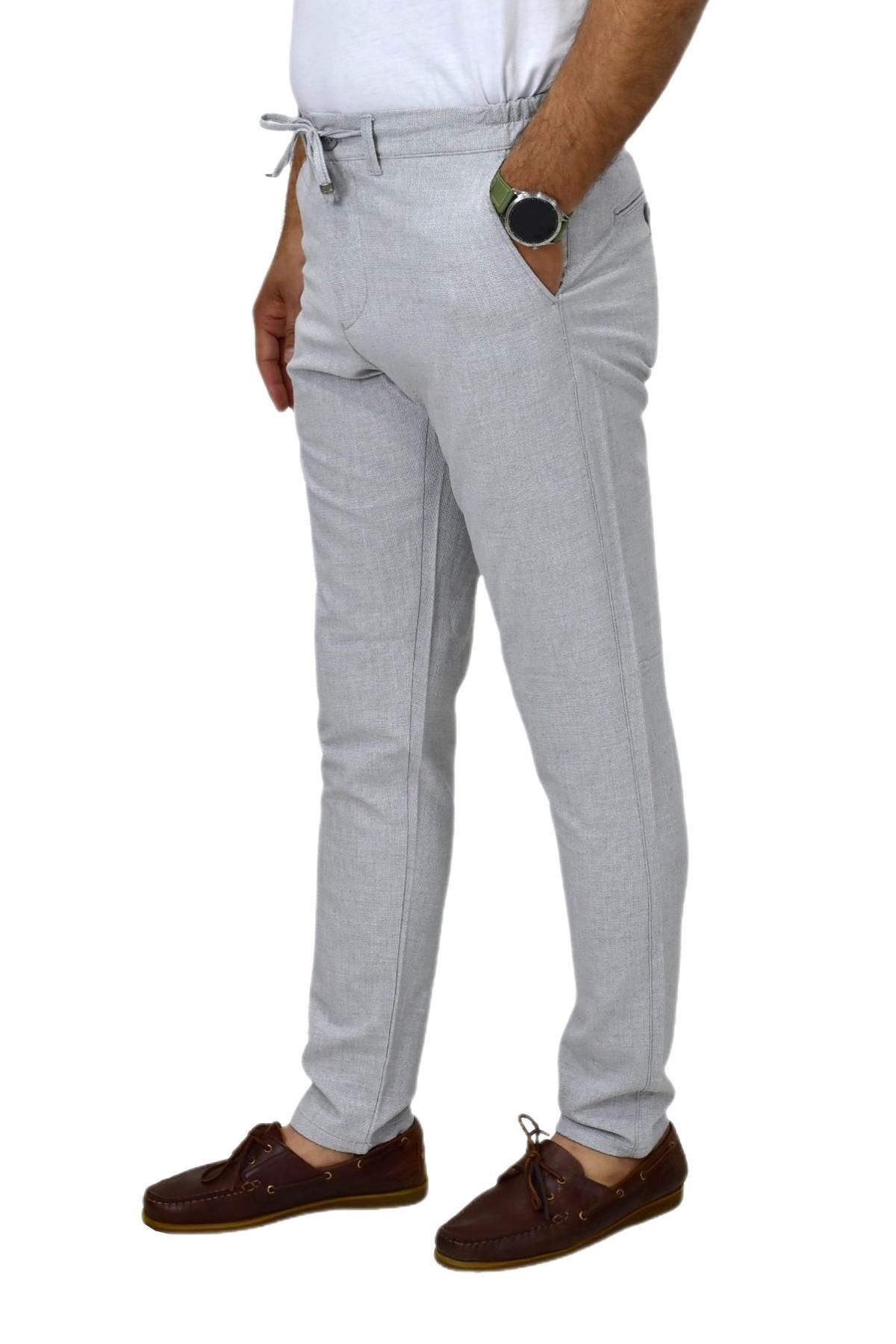 Raymons Erkek Jogger Silim Fit Kumaş Pantolon P1005 BGL-ST04503