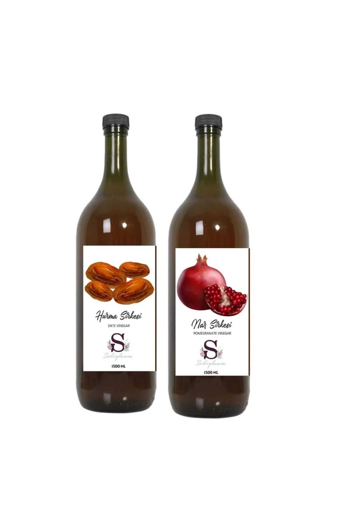 Süheylaana Doğal Hurma Sirkesi 1500 Ml - Doğal Nar Sirkesi 1500 Ml