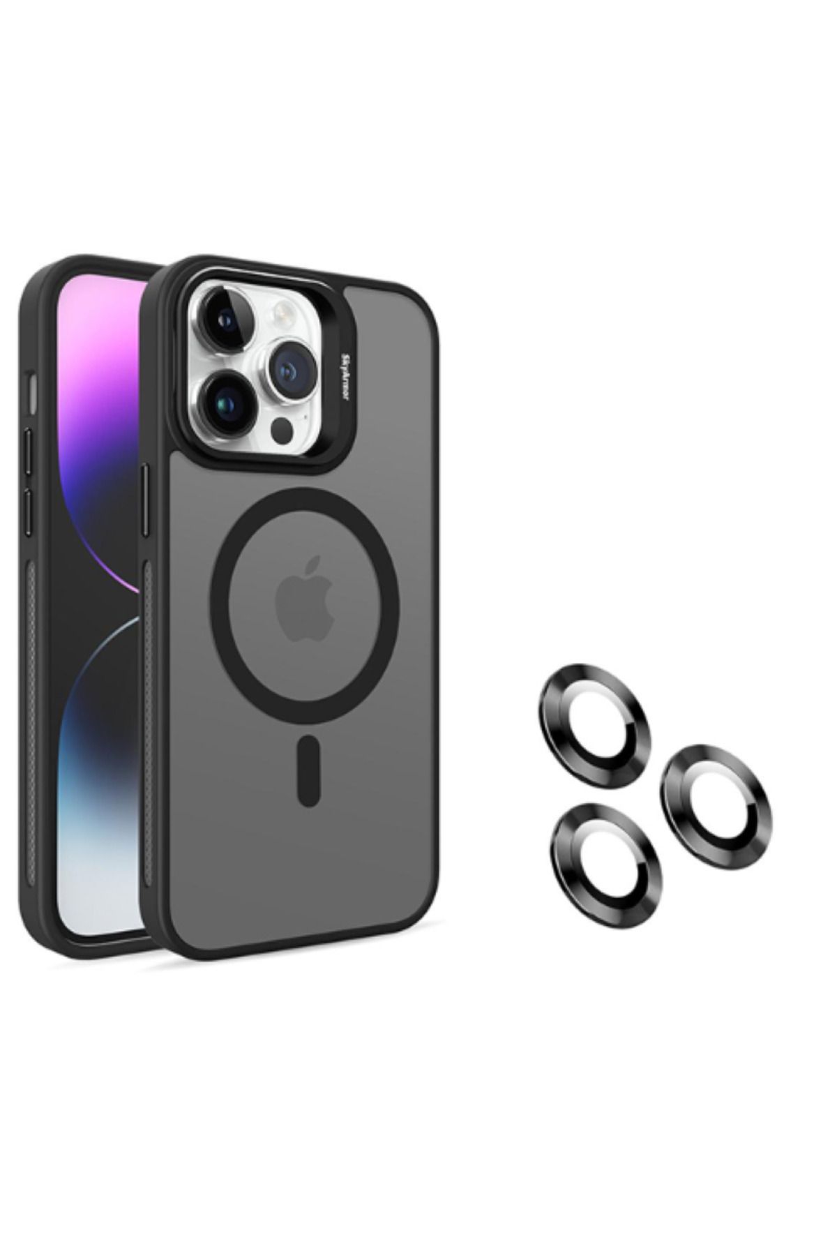 CASEALUNA Kamera Koruyucu Hediyeli Iphone 13/14 Magsafe Kılıf