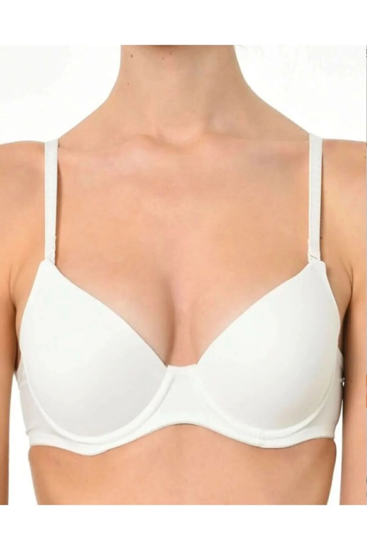 Shop58 Orkide Kadın Ekru Günlük Basic Dolgulu Push-Up Sütyen 2250