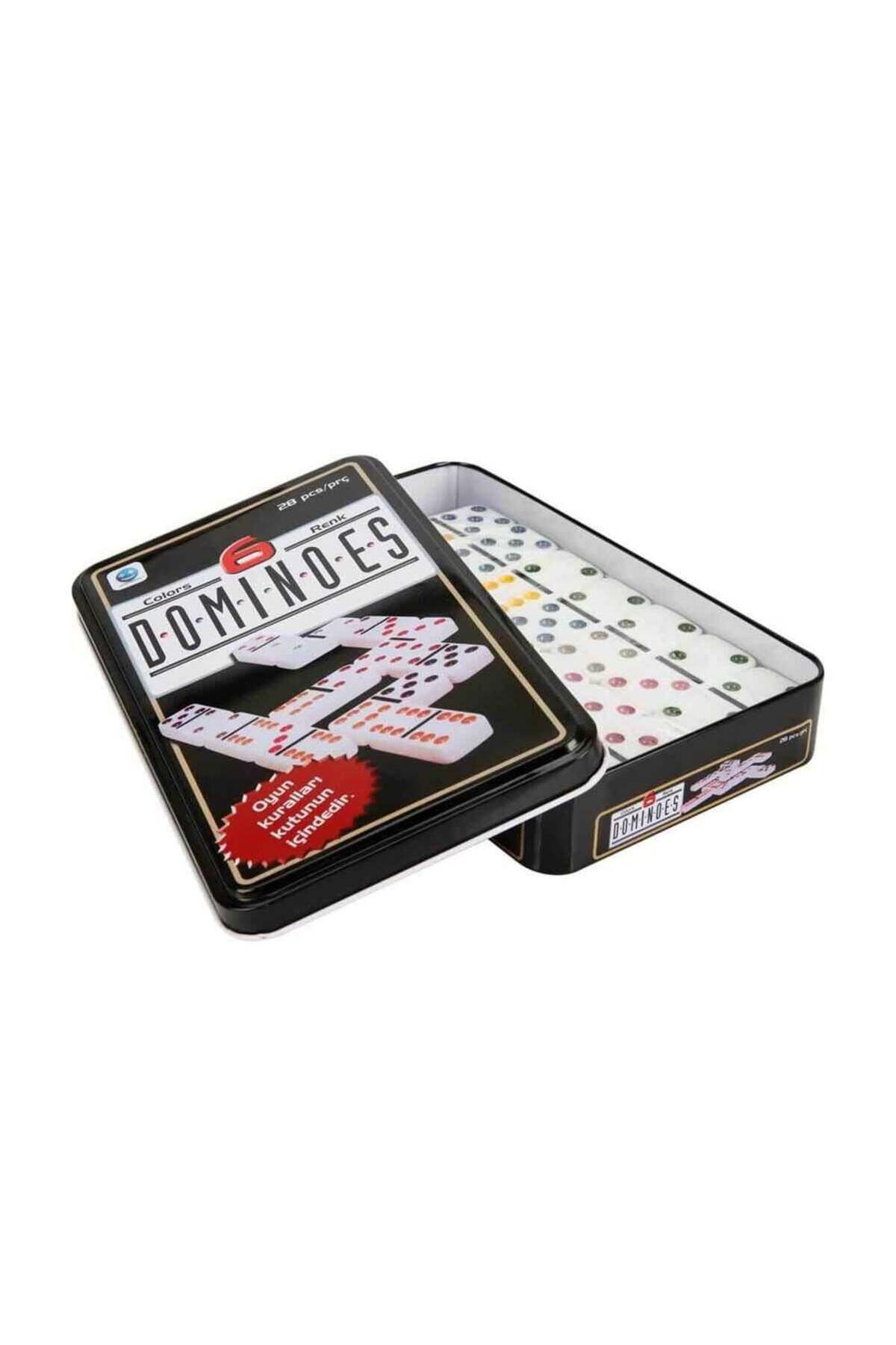 TimeStart Domino Oyunu 28 li Renkli Taşlar S00001352