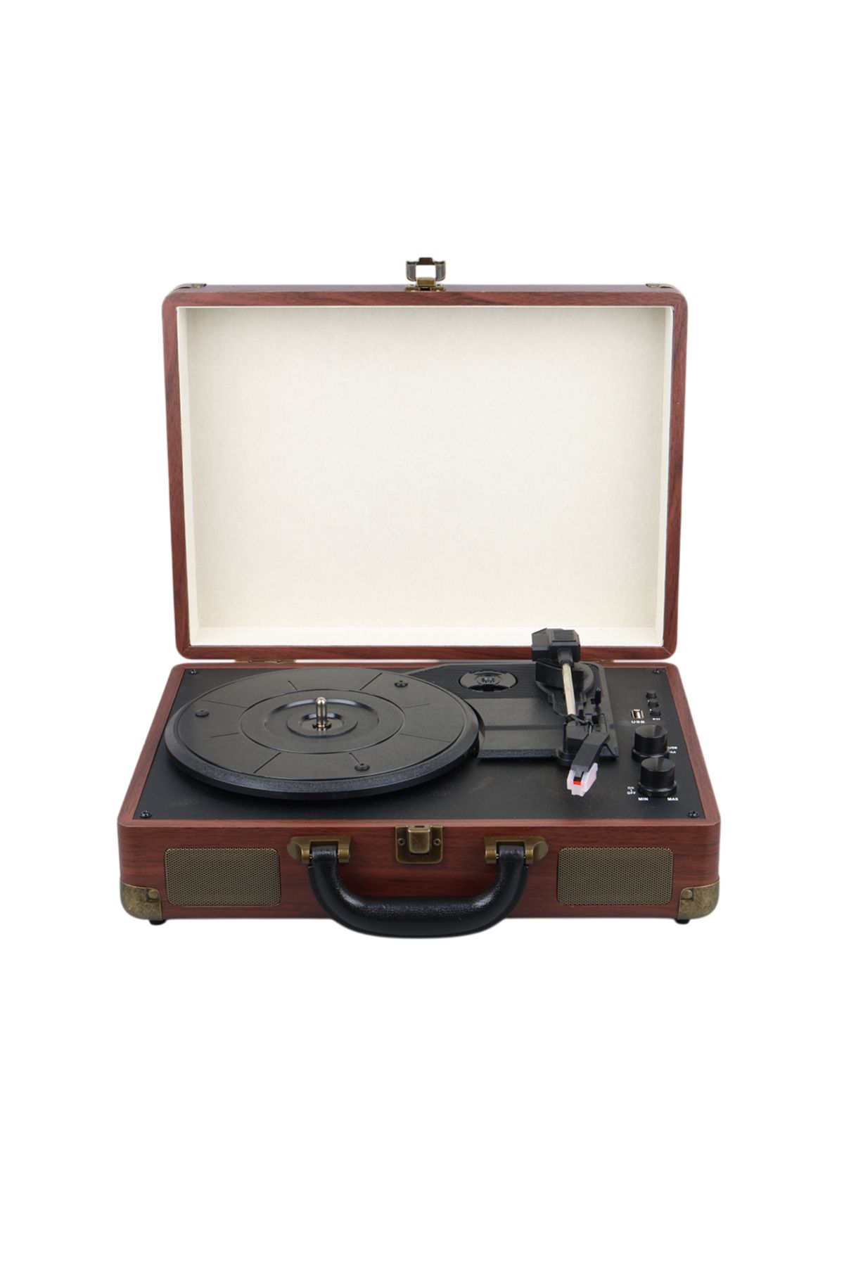 Emperium RETRO VİNTAGE ÇANTA PİKAP - RADYO - BLUETOOTH - USB MP3 ÇALAR 350X255X115MM