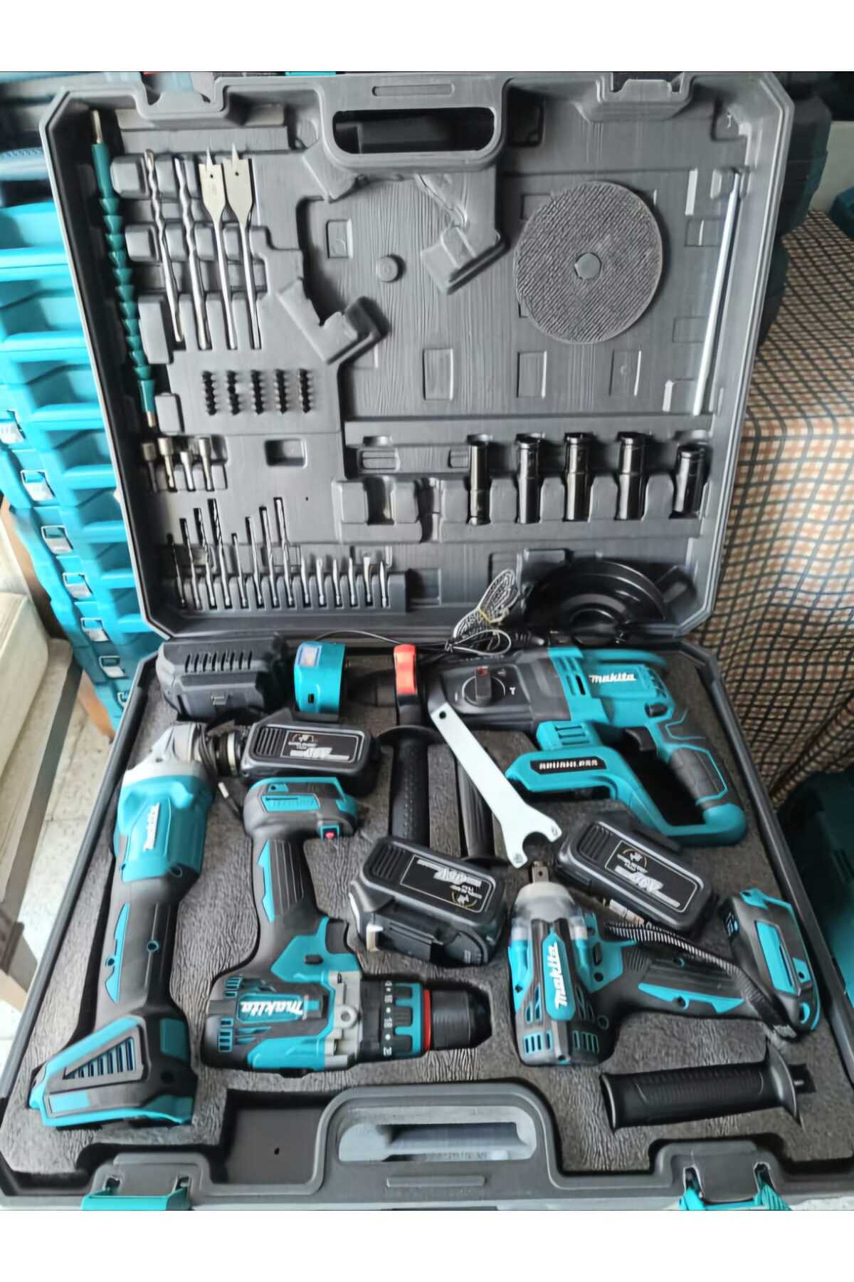 BANCO BN-5 Şarjlı dörtlü set matkap tork Hilti taş motoru - Fiyatı