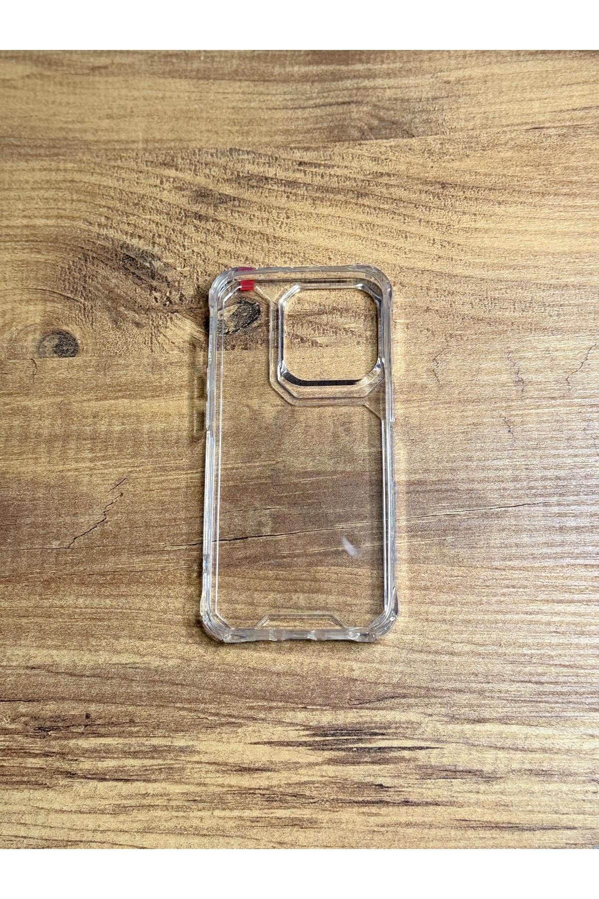 İBL AKSESUAR İphone 15 Pro Şeffaf Darbe Koruyuculu Sert Silikon Kılıf