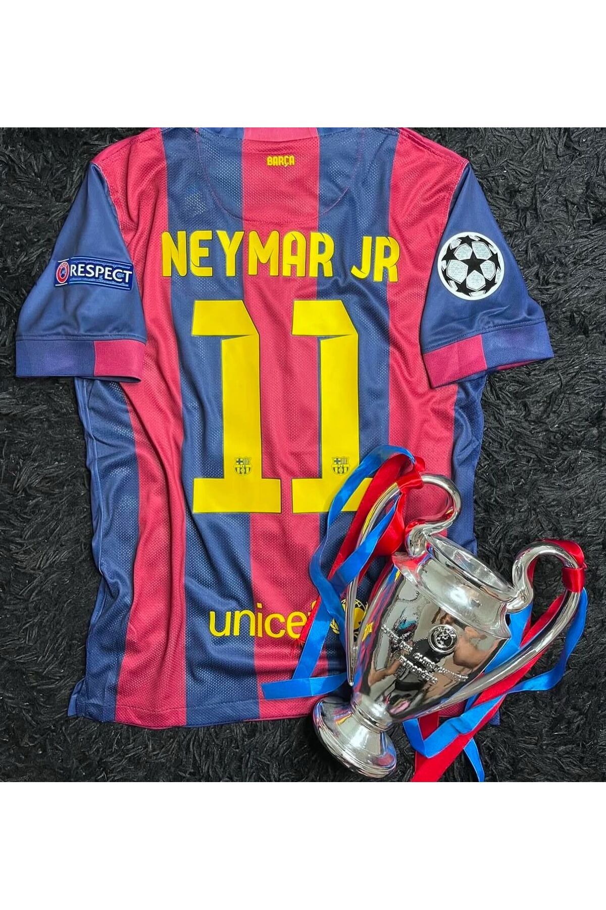 BYSPORTAKUS F.c B.a.r.c.e.l.o.n.a 2015 Neymar Jr Şampiyonlar Ligi Finali Nostalji Forması