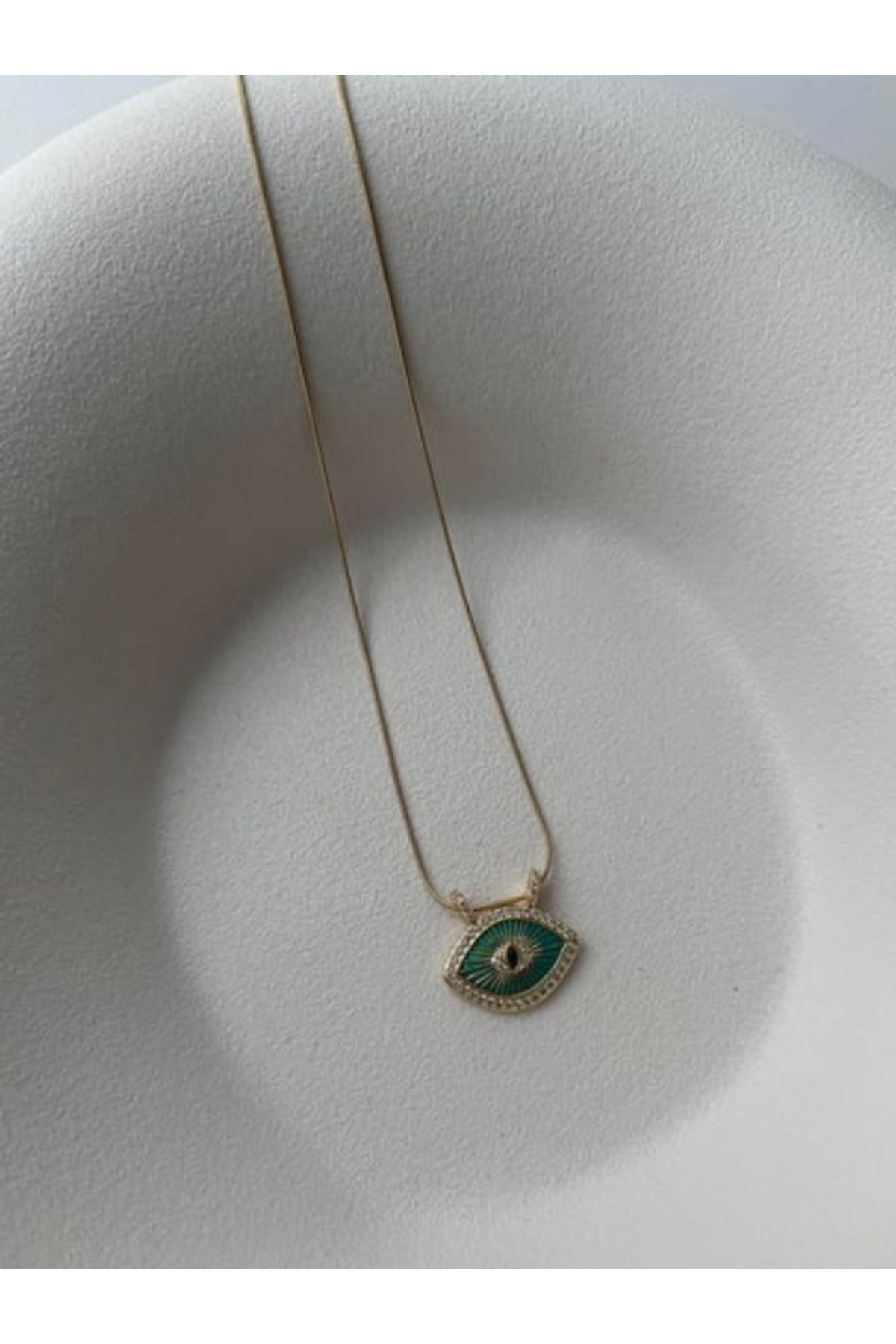 BessyJewelry Çelik Göz Kolye