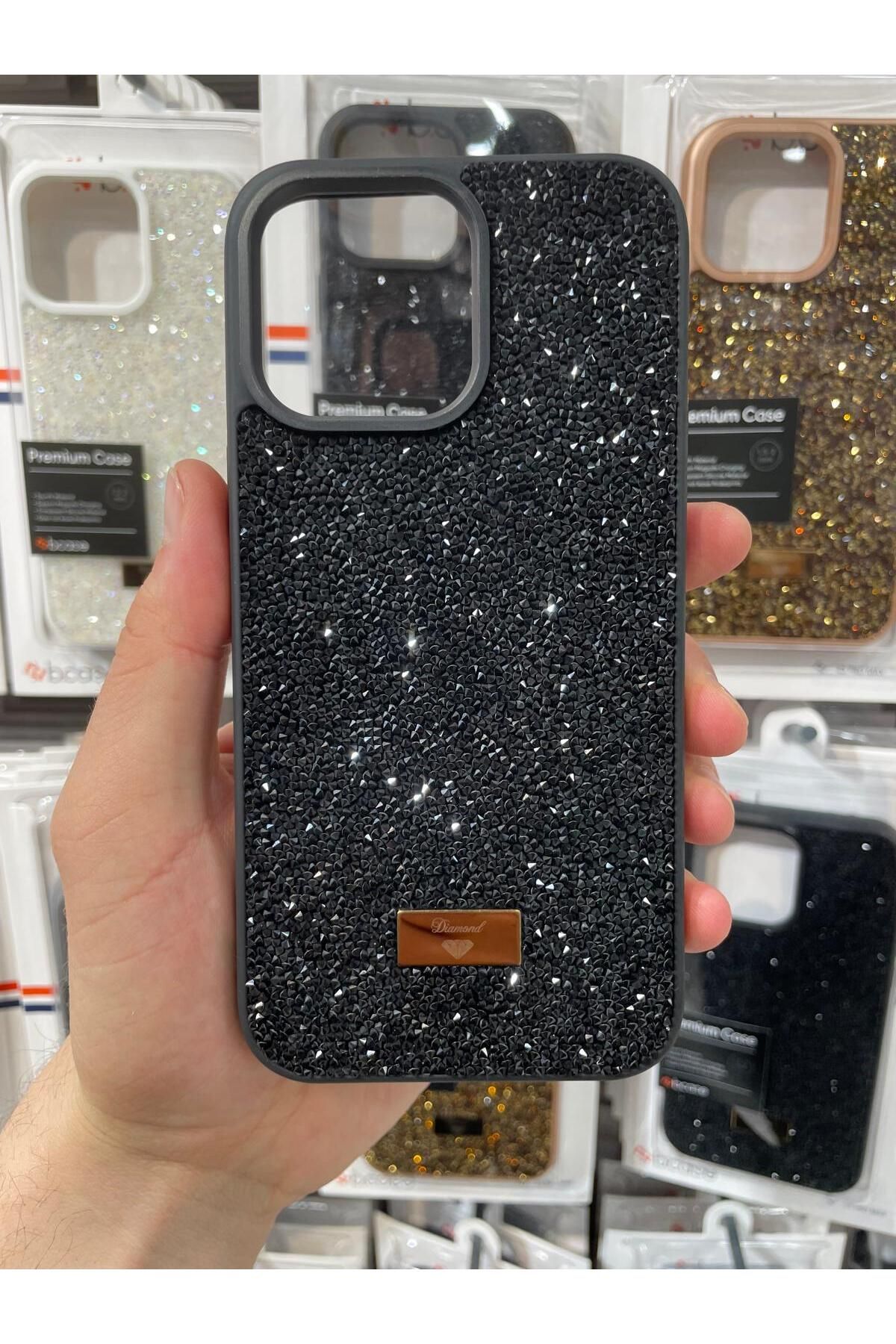 NEXE İPHONE 14 PRO MAX KILIF PIRLANTA TAŞLI DİAMOND PARLAK LÜX ÖZEL KAPAK