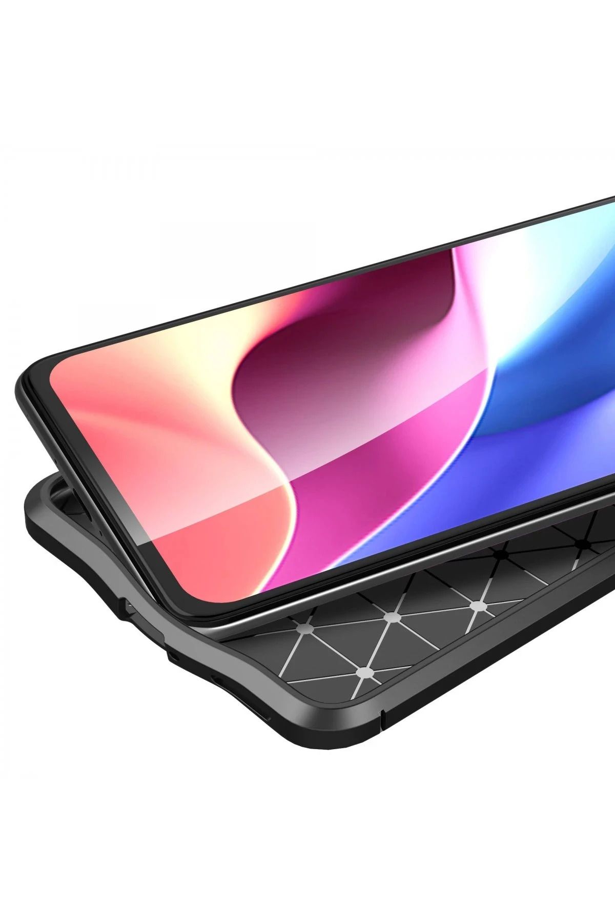 NewFace Xiaomi Poco F3 Kılıf Auto Focus Kapak - Lacivert NRMSA