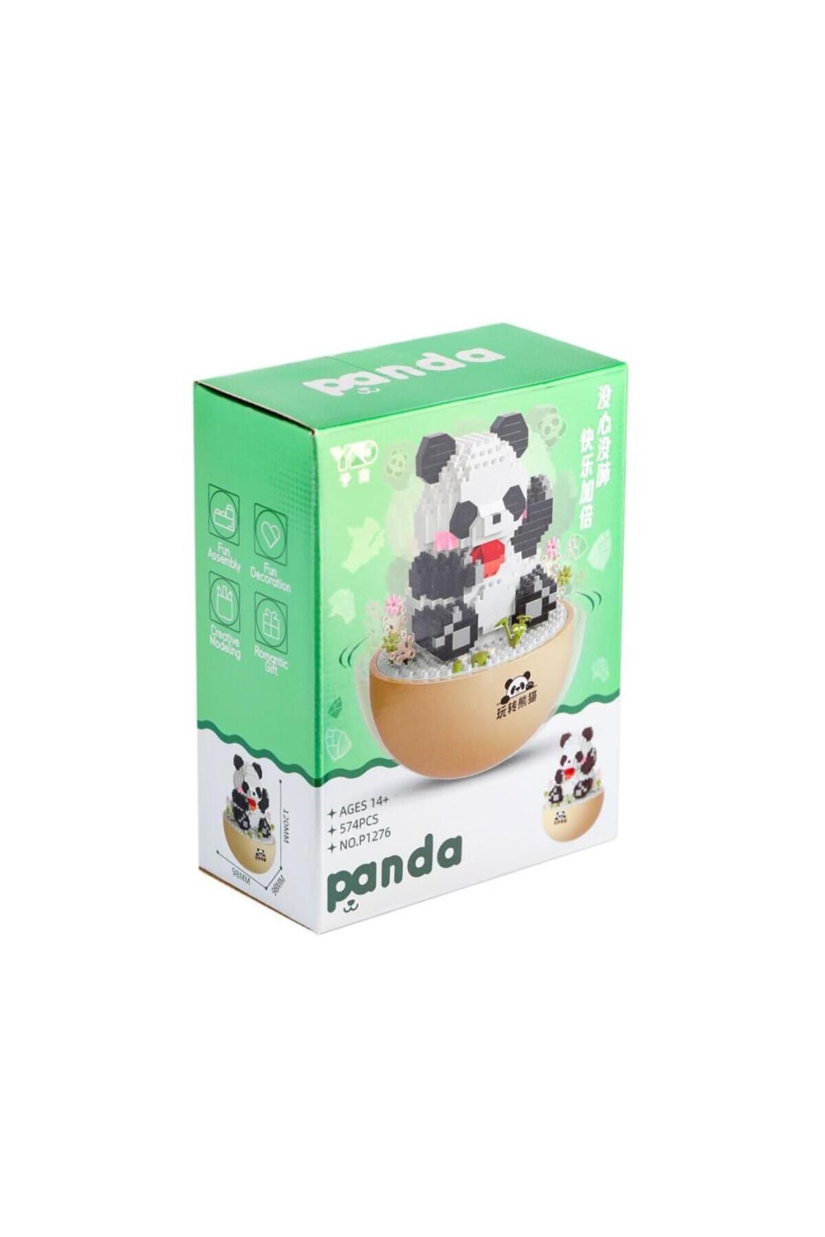 CPU ELEKTRONİK Nessiworld P1276 Panlos Panda 574 Parça Blok Seti -Vagon life
