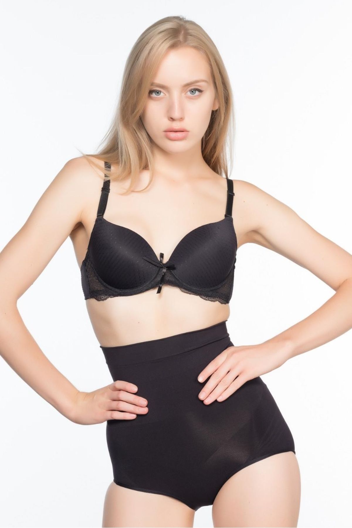 Beruflic SİYAH MI Angel 7024 Yüksek Bel Slip Korse