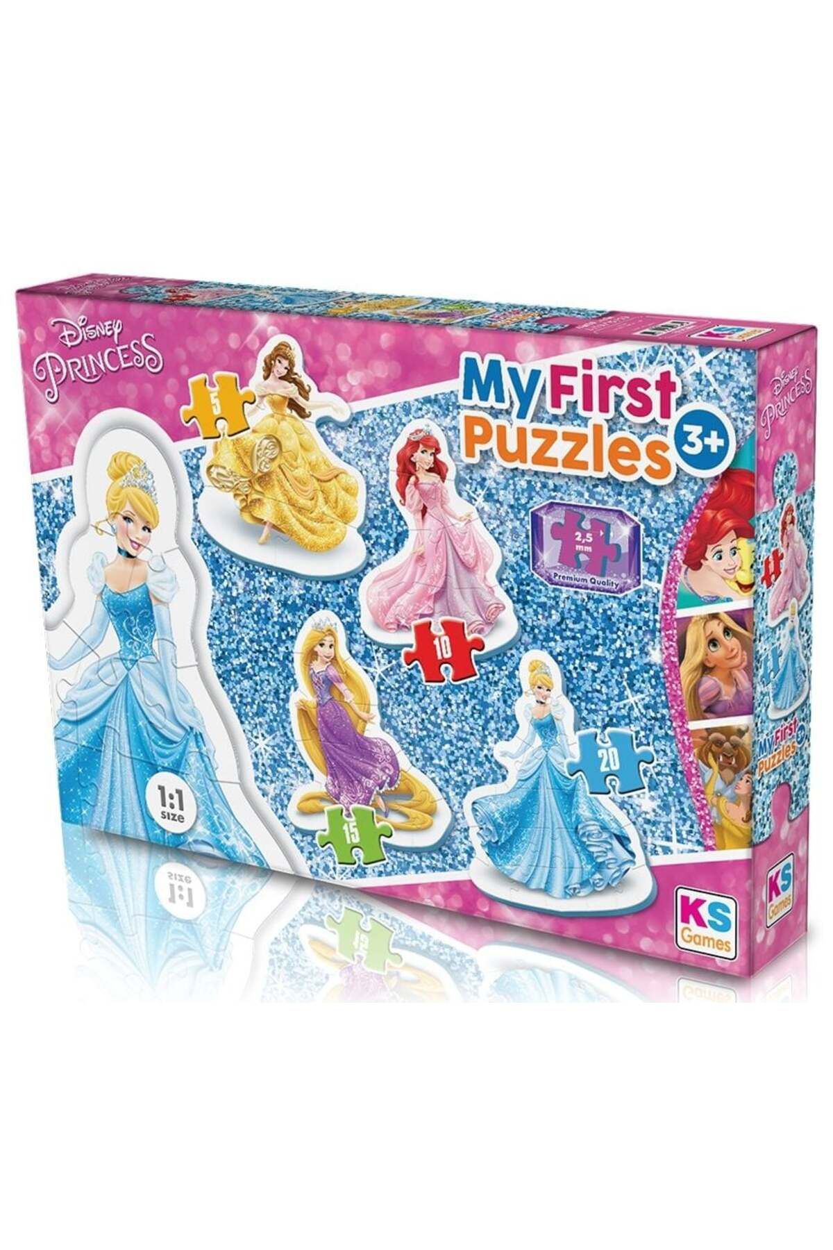 TimeStart * Model Puzzle Disney Prensesler My First Puzzle 4 in 1 Çerçevesiz