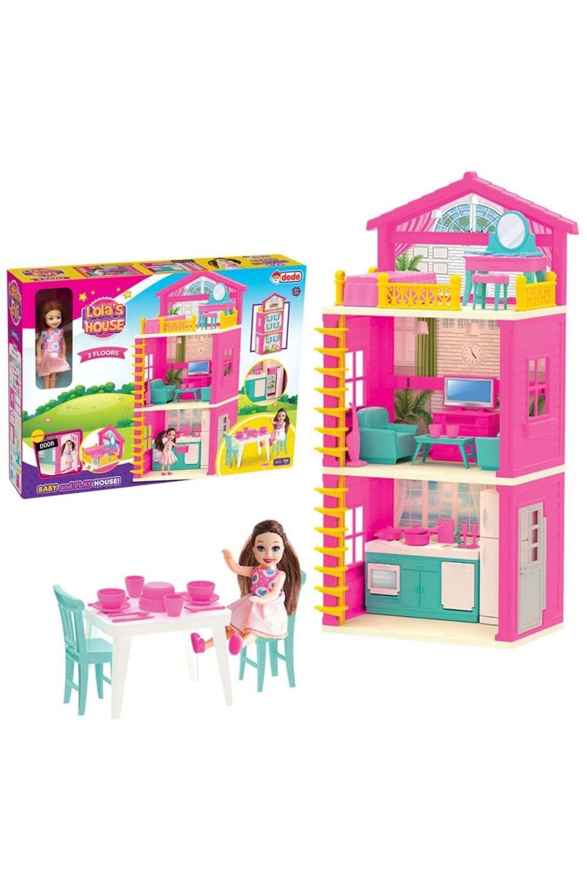 TimeStart Lola'nın 3 Katlı Evi A * uarlı Oyun Evi