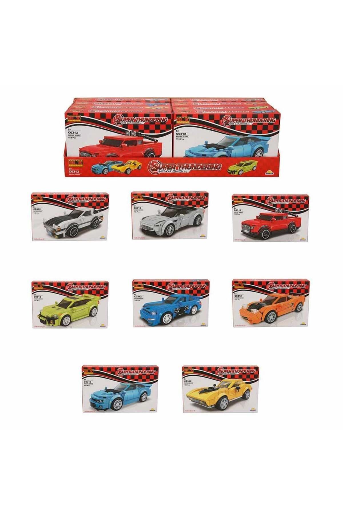 TimeStart BLX Racing Yarış Arabaları Mini Eğitici Oyuncak - 1 Adet Stokta Olan Gönderilir