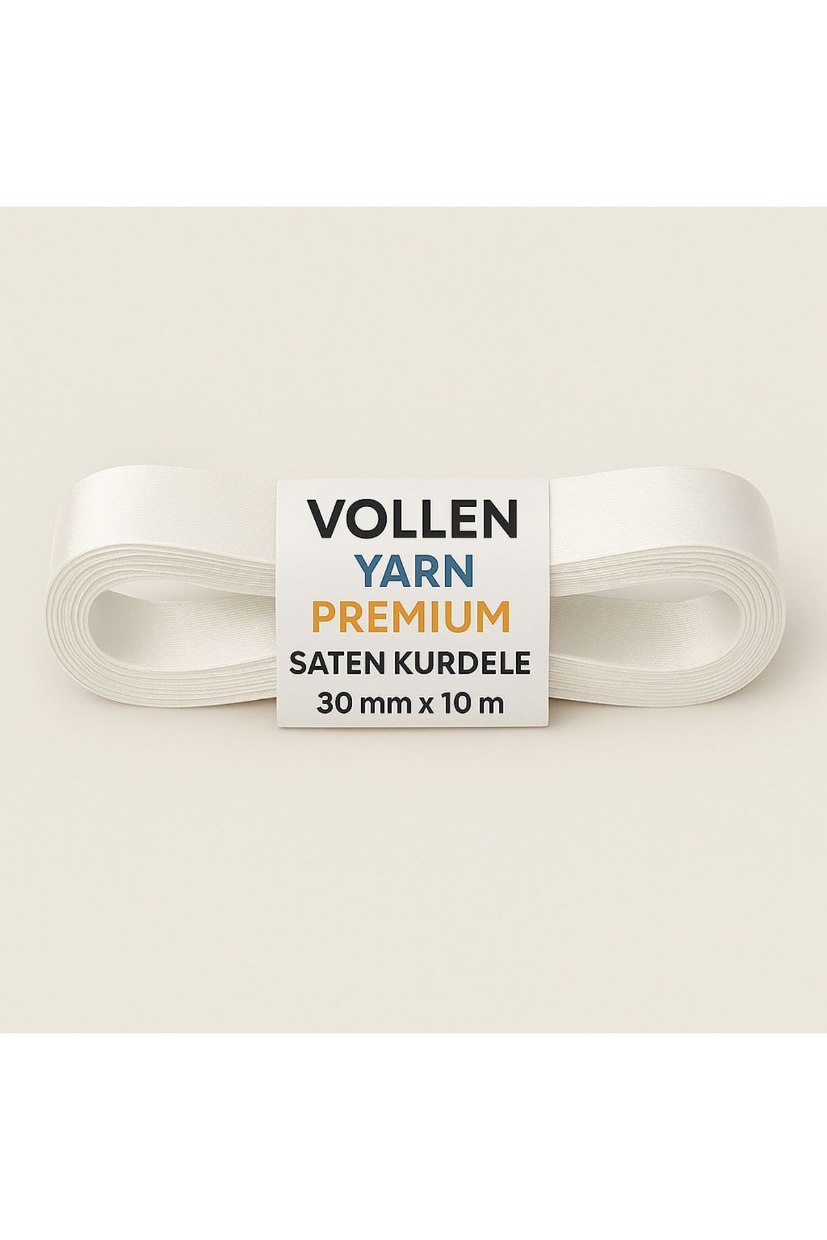 vollen yarn 30 mm 10 mt Saten Kurdele