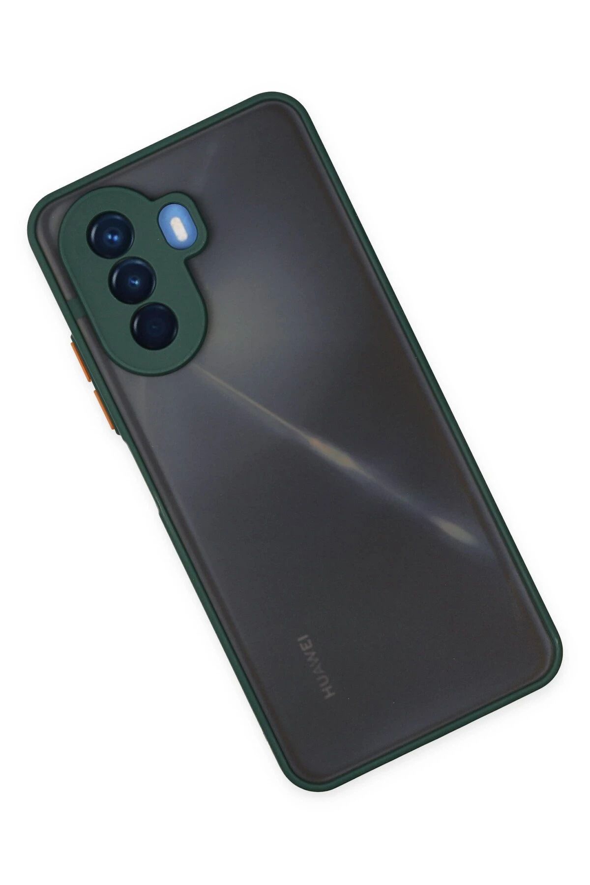 NewFace Huawei Nova Y70 Kılıf Montreal Silikon Kapak - Yeşil NRMSA