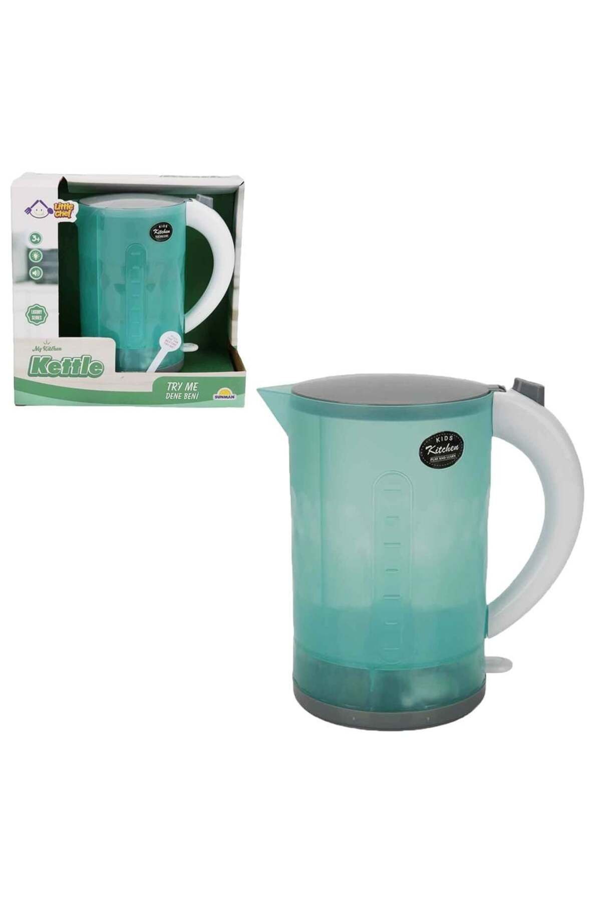 TimeStart Küçük Ev Aletleri Sesli ve Işıklı Kettle Oyuncak