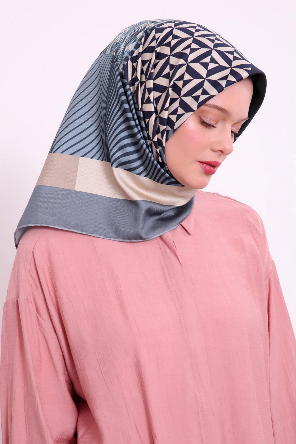 Levidor Twill Desenli Şal Eşarp -1421