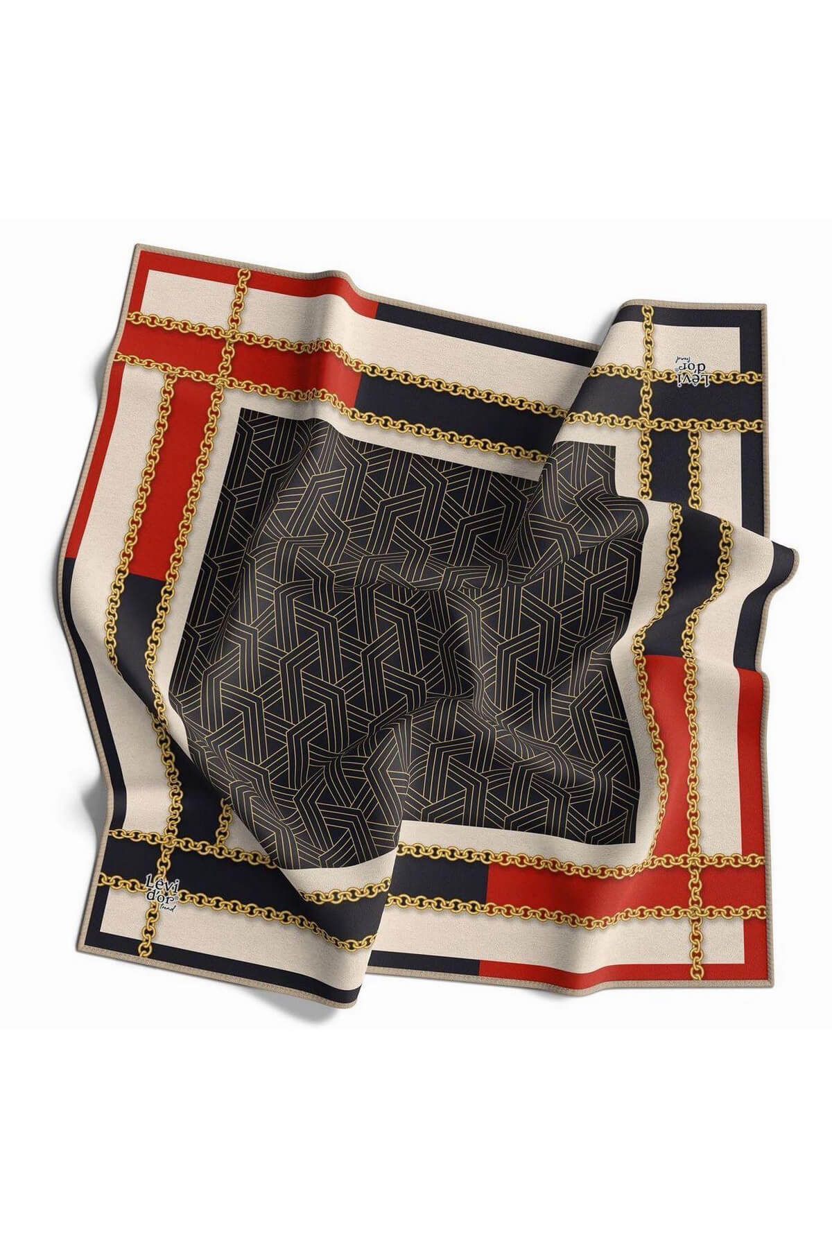 Levidor Twill Desenli Şal Eşarp -179201