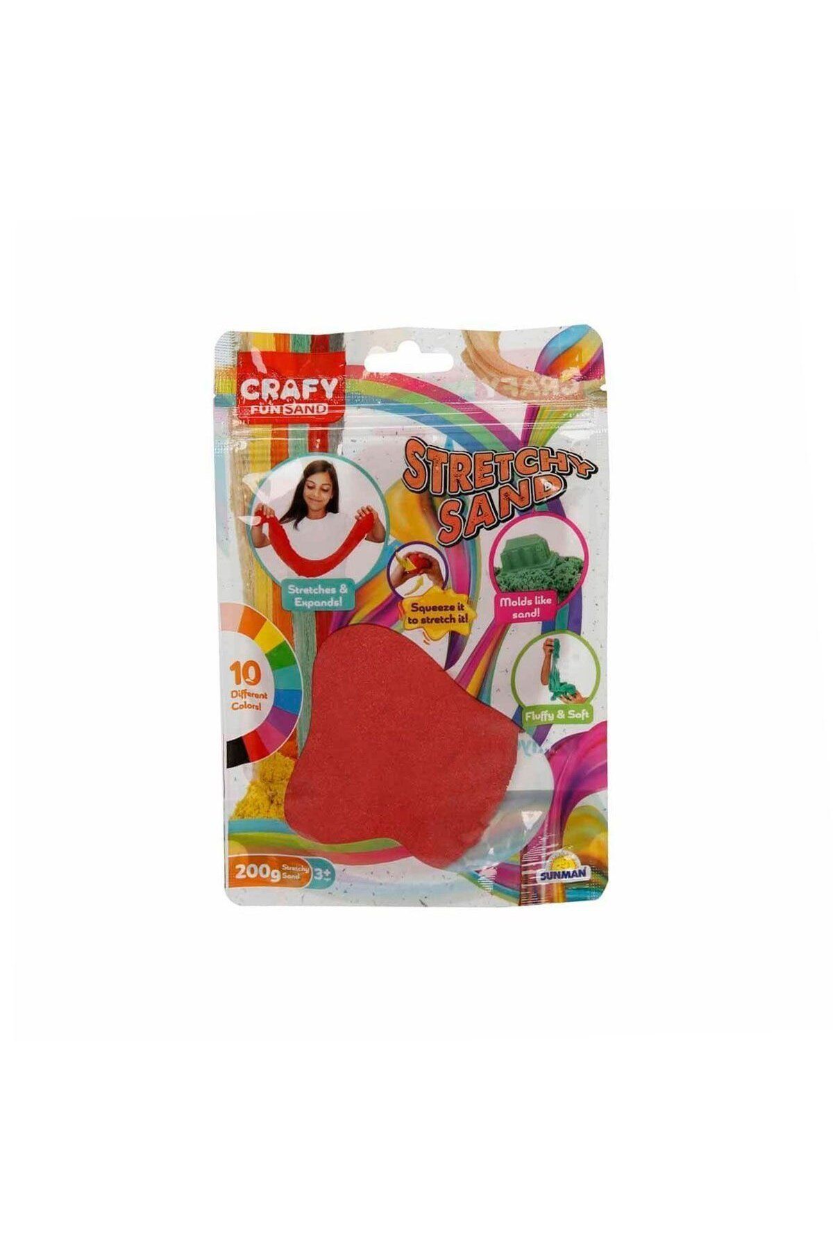 TimeStart 3604 Crafy Streç Oyun Kumu Kırmızı 200 g
