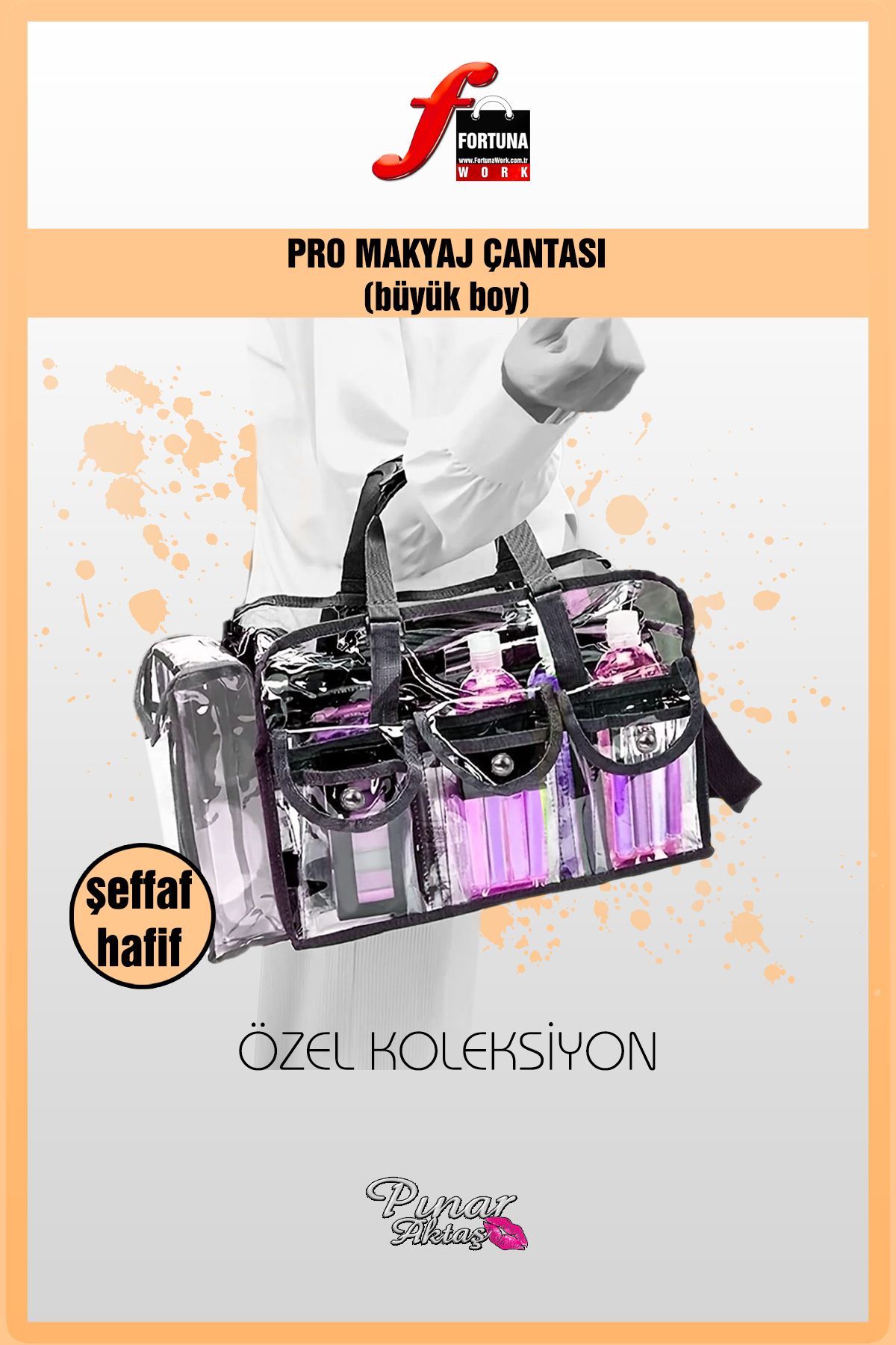 Fortuna Work Makyaj Çantası Pro Makeup Pınar Aktaş