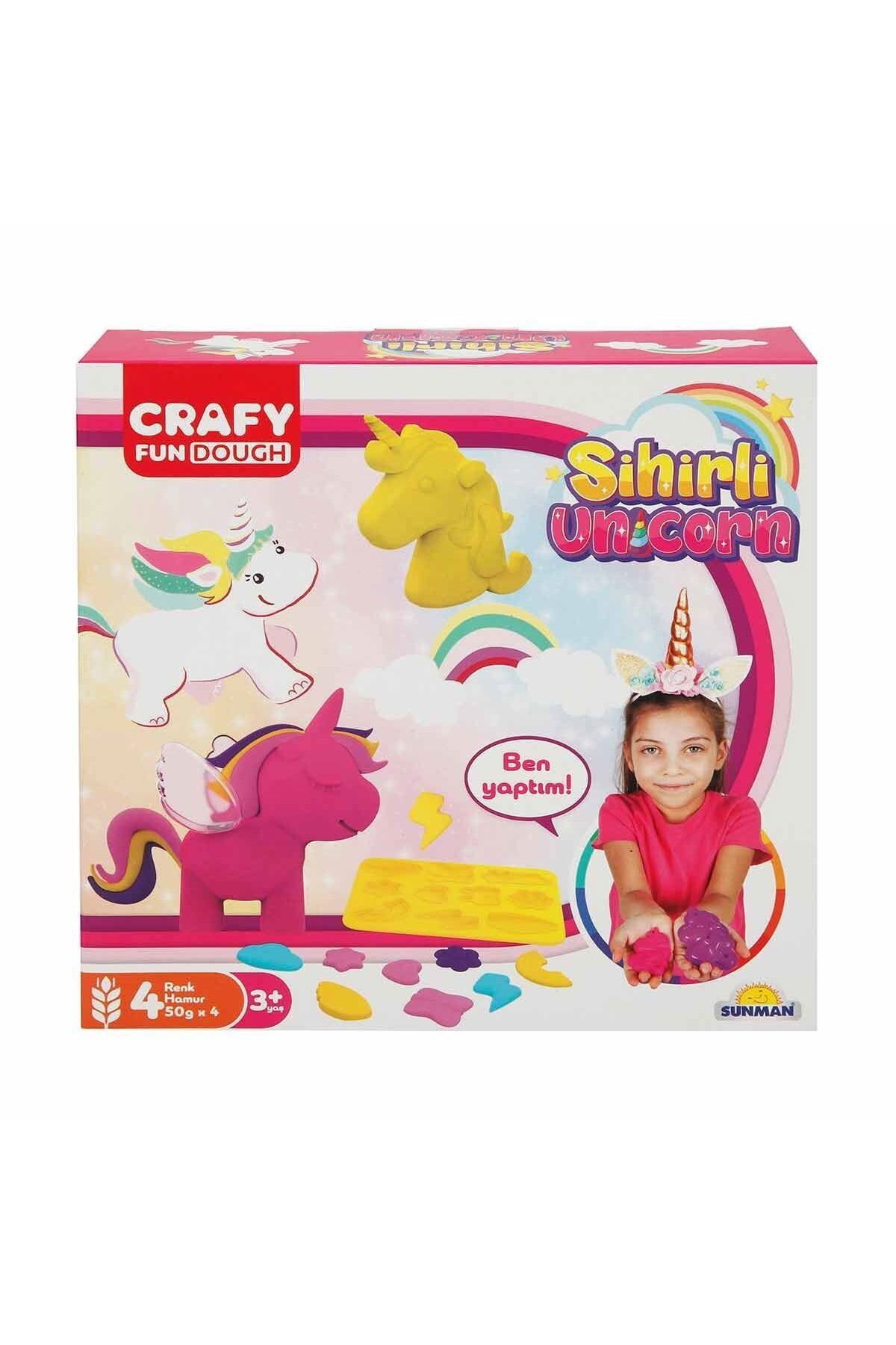 TimeStart 2090 Crafy Sihirli Unicorn Oyun Hamuru Seti -Sunman