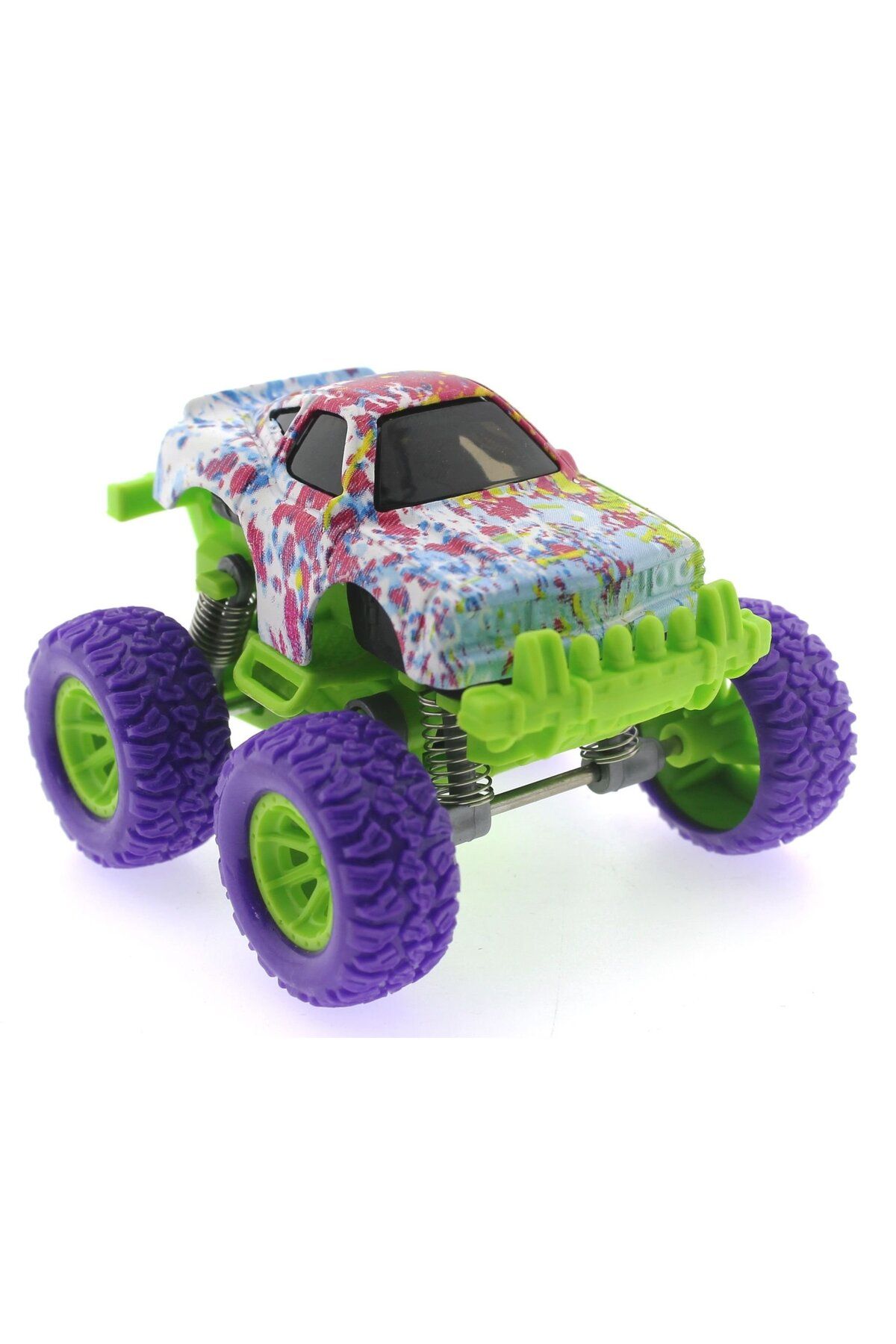 TimeStart Die Cast Batik Desenli Mor Teker Araba