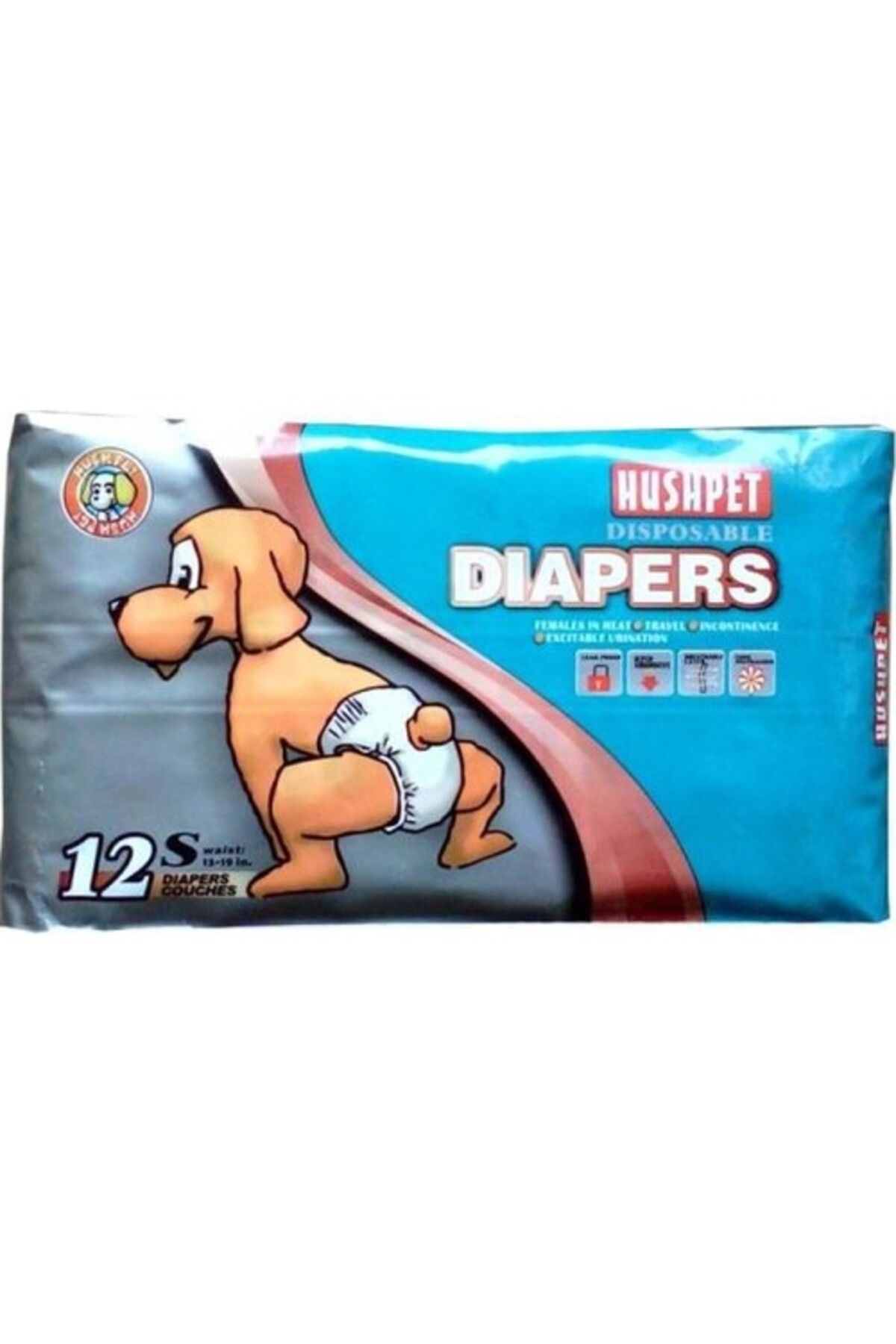 Hushpet Ultra Emici Çiş Pedi Small 12'li