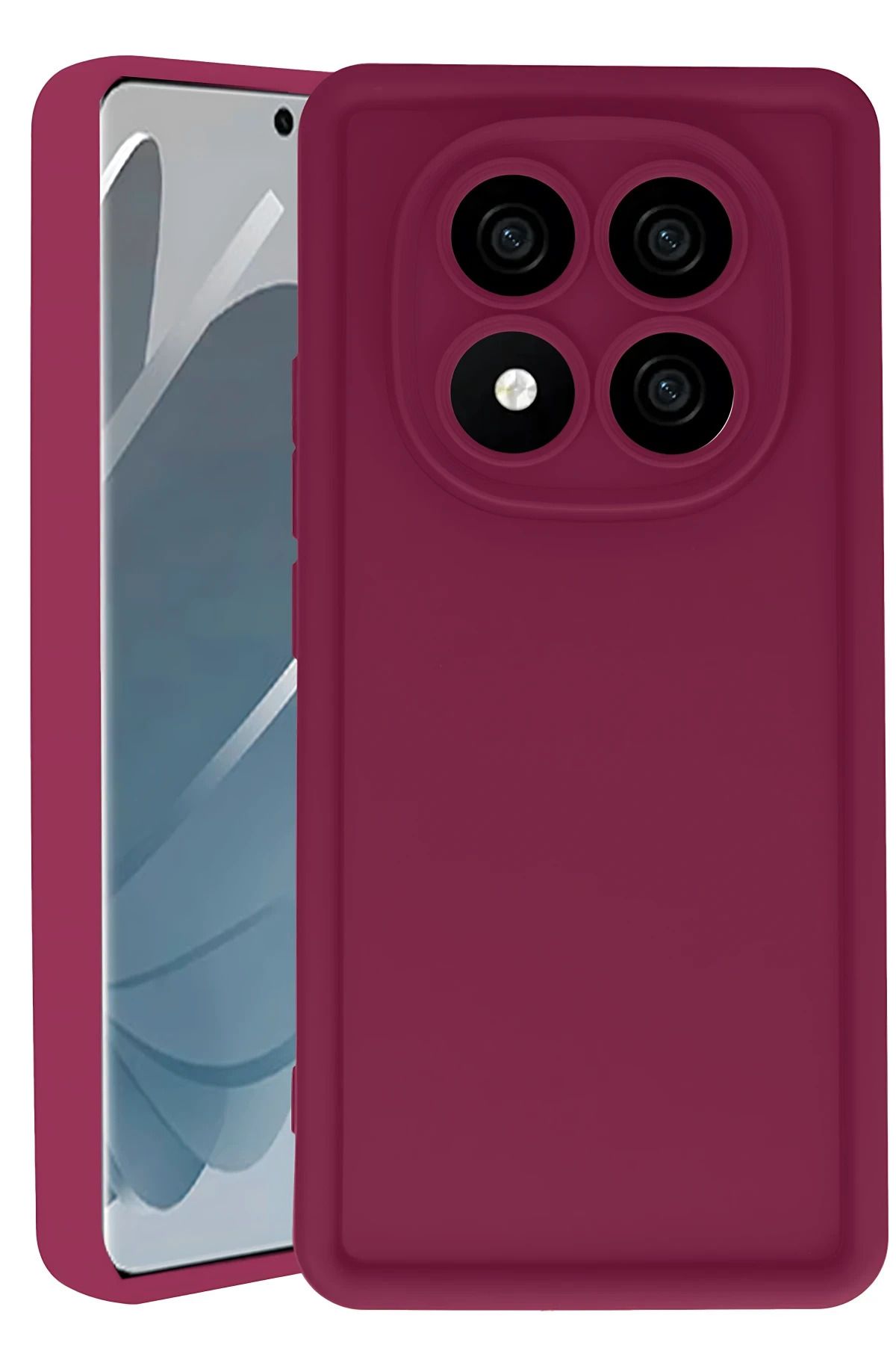 Posso Xiaomi Redmi Note 14 Pro 4G Kılıf Kamera Korumalı Arkası Havuzlu Esnek Silikon Kapak