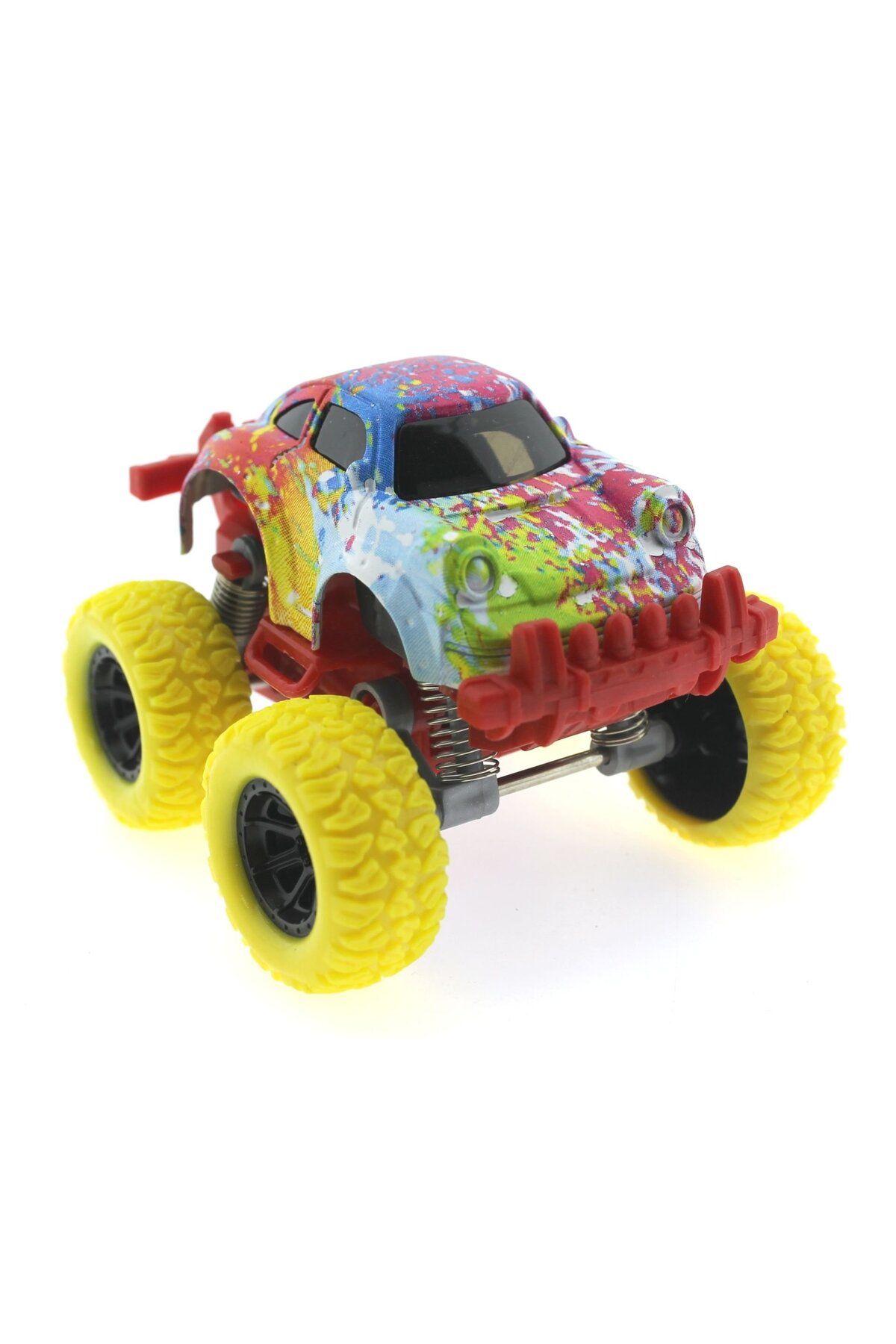 TimeStart Die Cast Batik Desenli Sarı Teker Araba