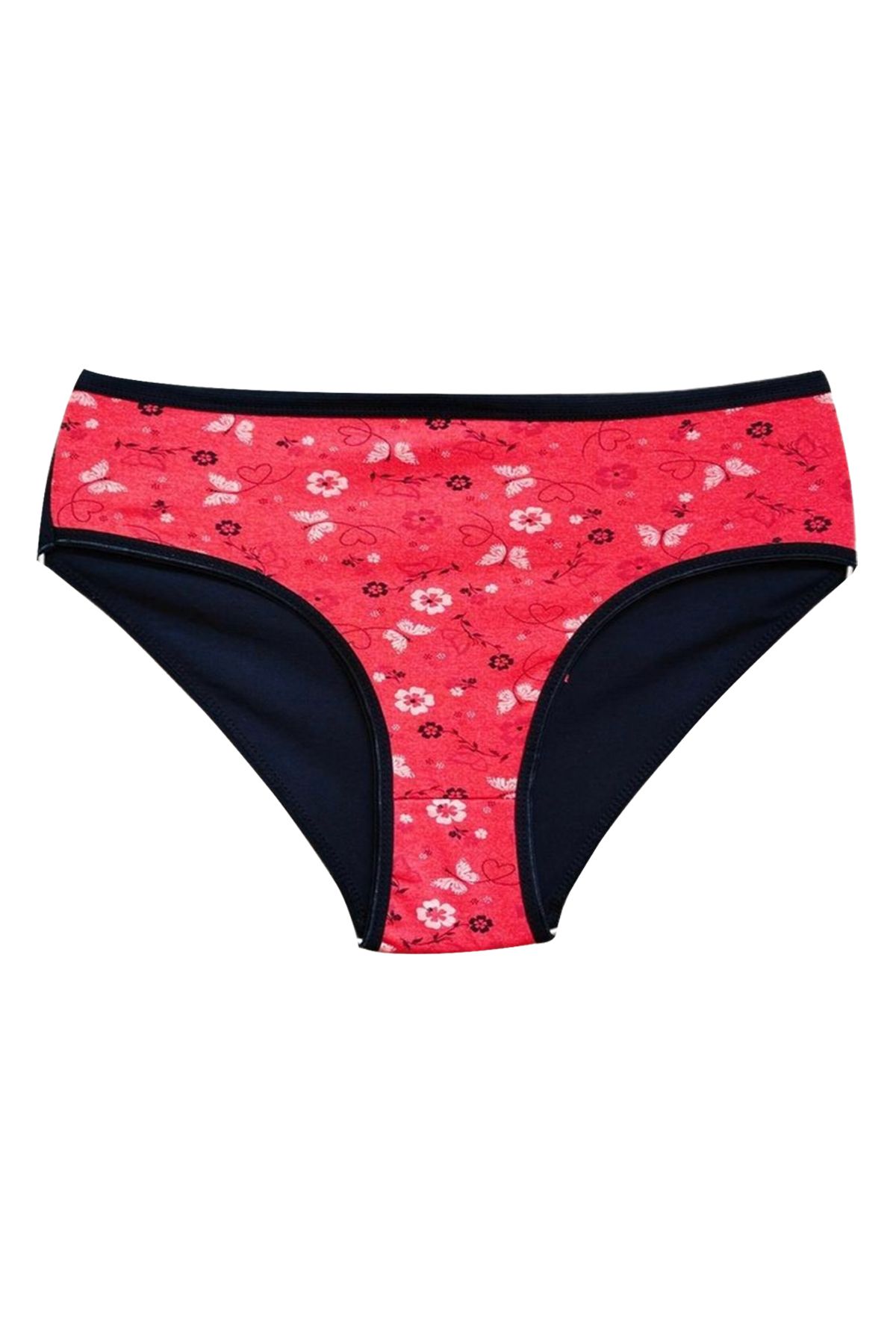 Shop58 Pamuklu Geniş Kenarlı Likralı Desenli Bato Kadın Külot Desen 1