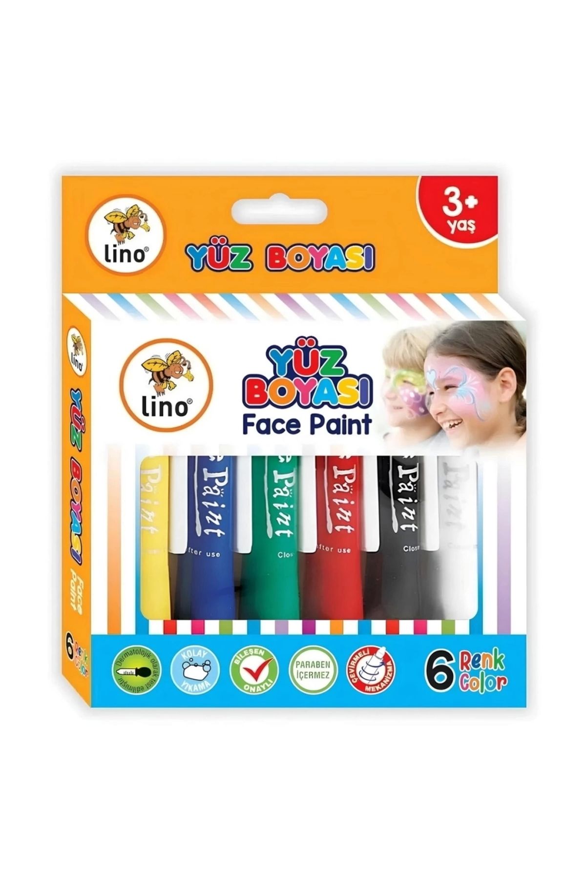 Eng Nessiworld 6'lı Yüz Boyası