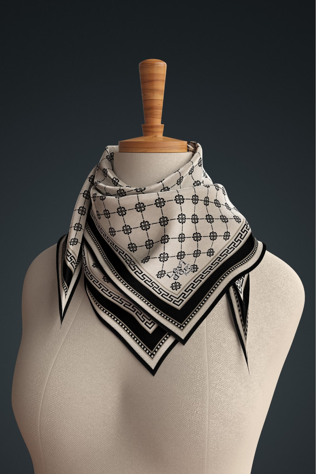Twill Patterned Shawl Scarf-17183